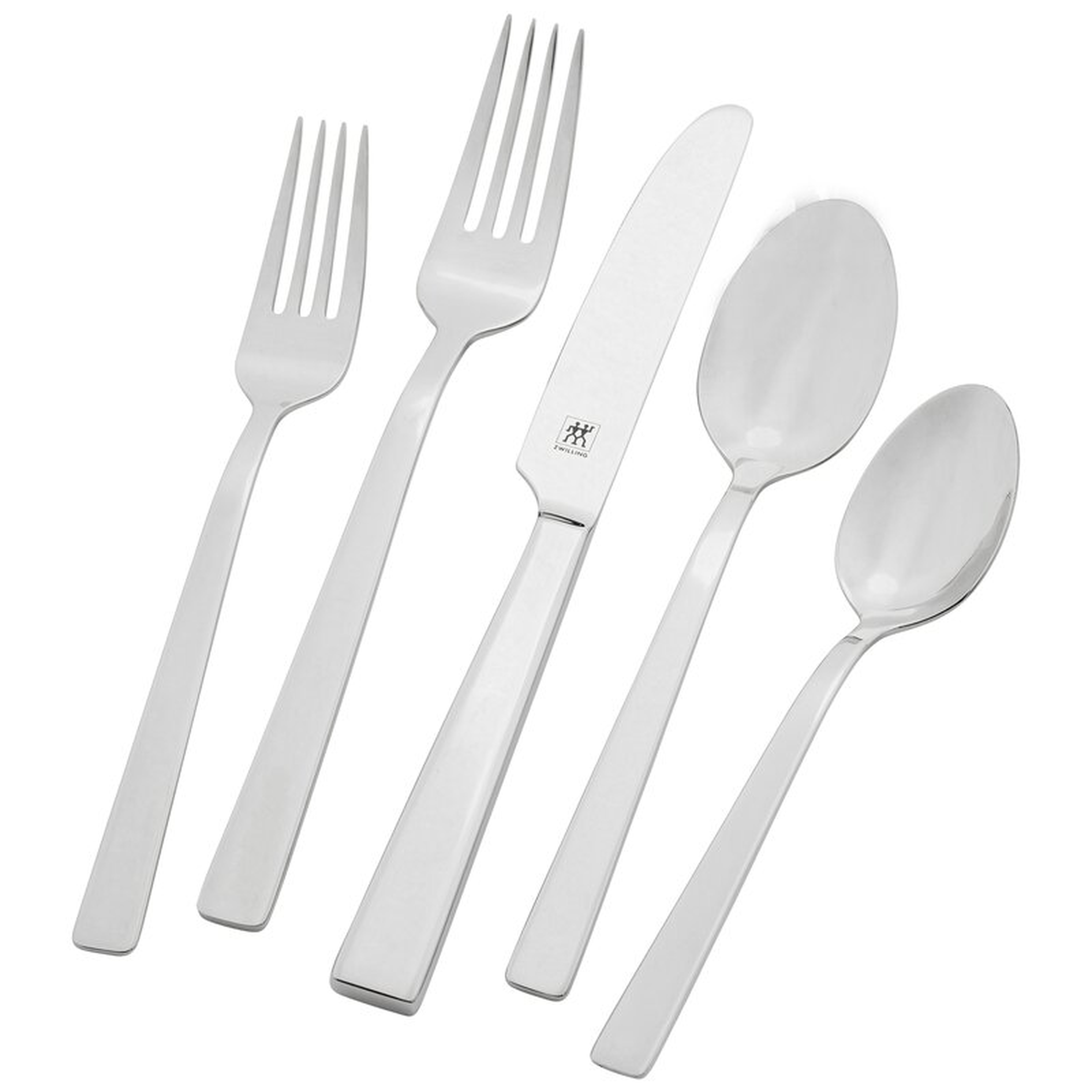 ZWILLING J.A. Henckels King 45 Piece 18/10 Stainless Steel Flatware Set, Service for 8 - Perigold