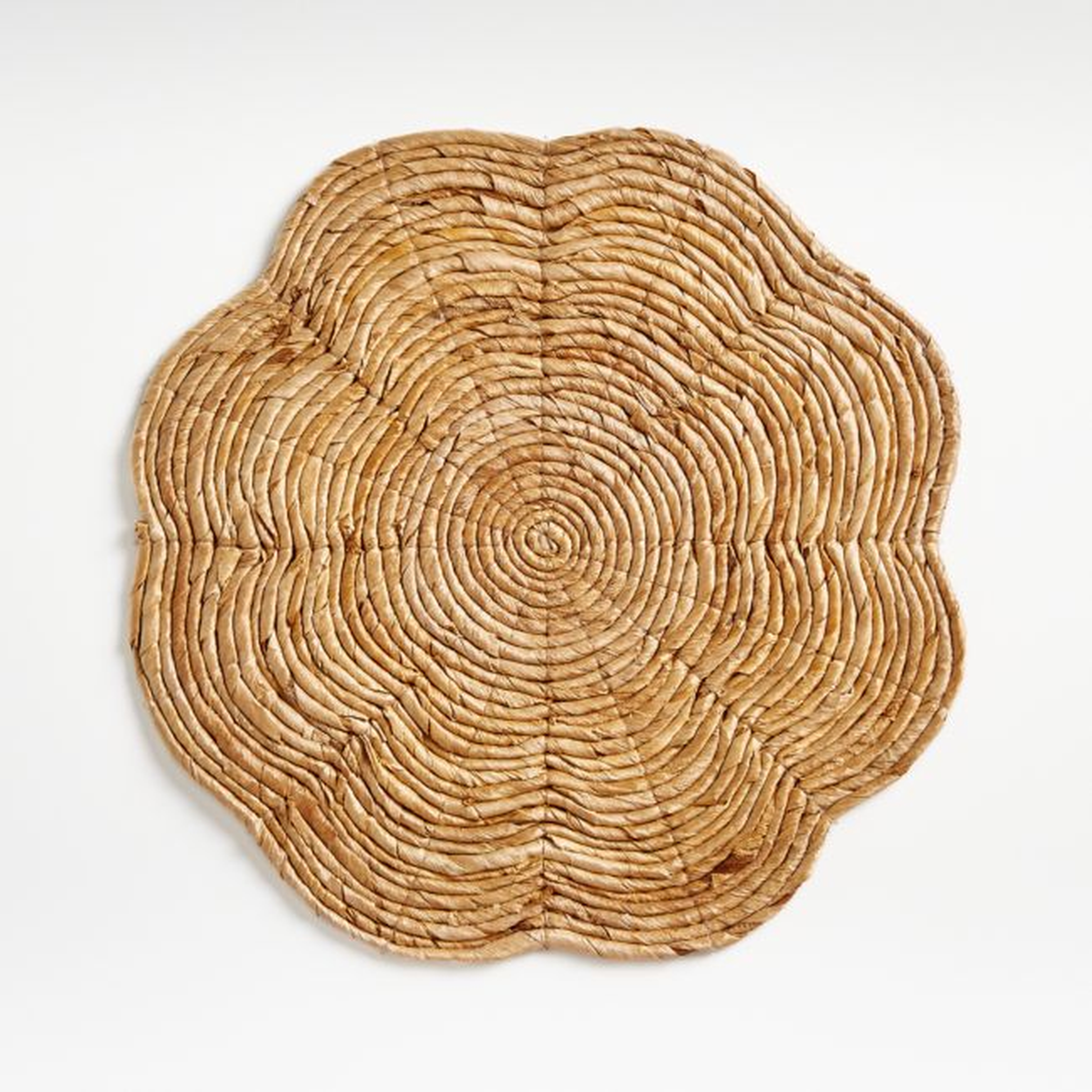 Petal Fiber Flower-Shaped Placemat - Crate and Barrel