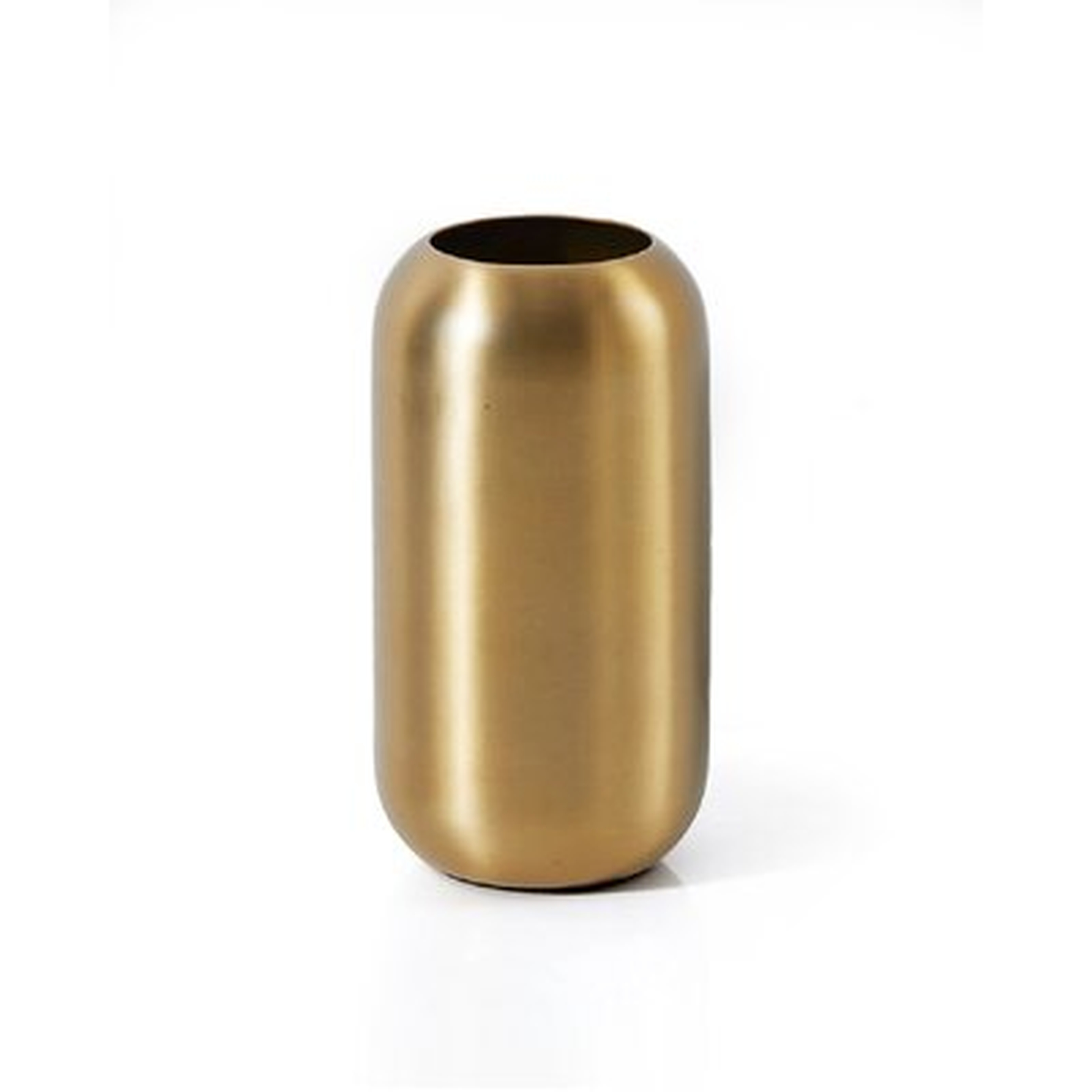 Pilsbury Gold Indoor / Outdoor Metal Table Vase - Wayfair