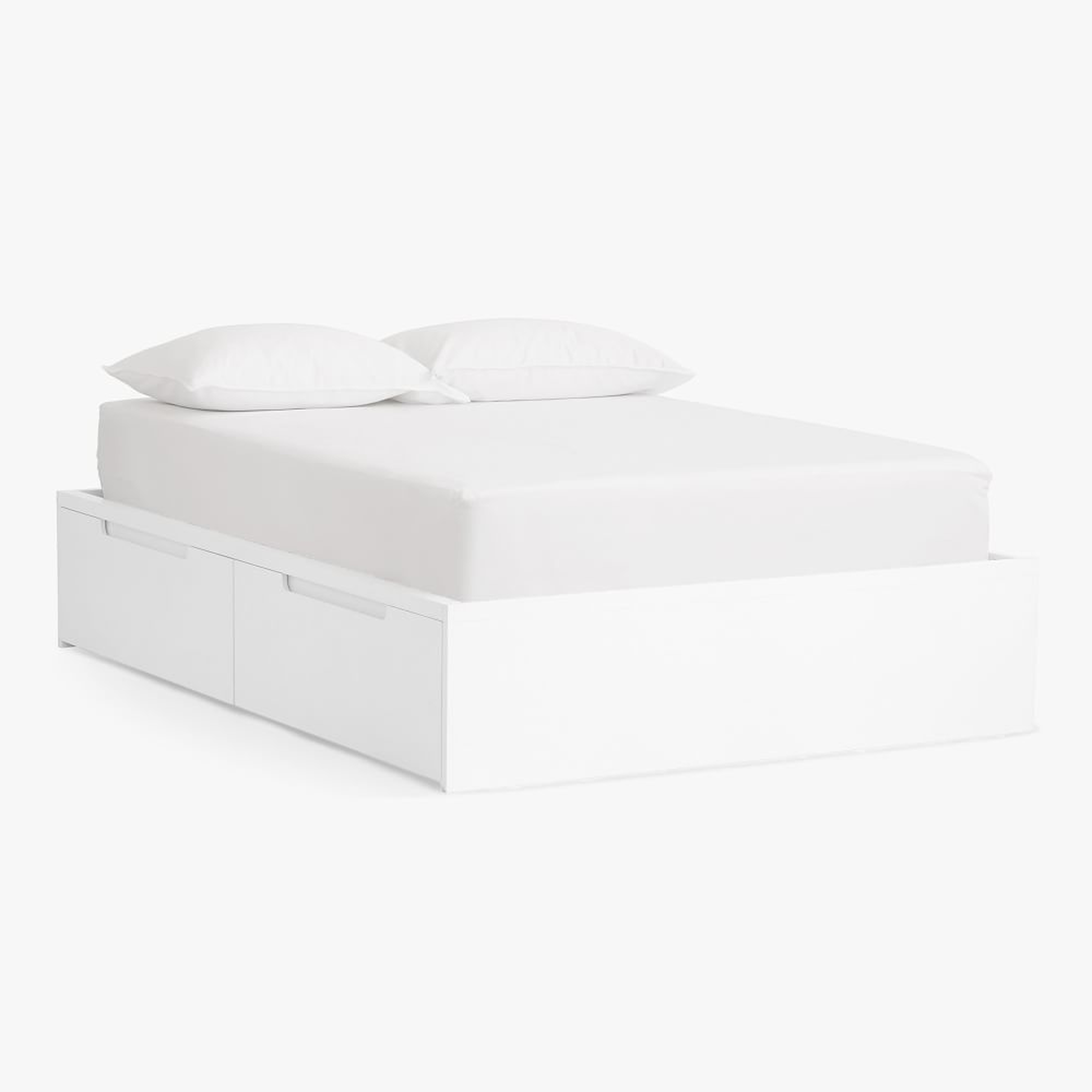 Arlen Storage Bed, Full, Simply White, WE Kids - West Elm
