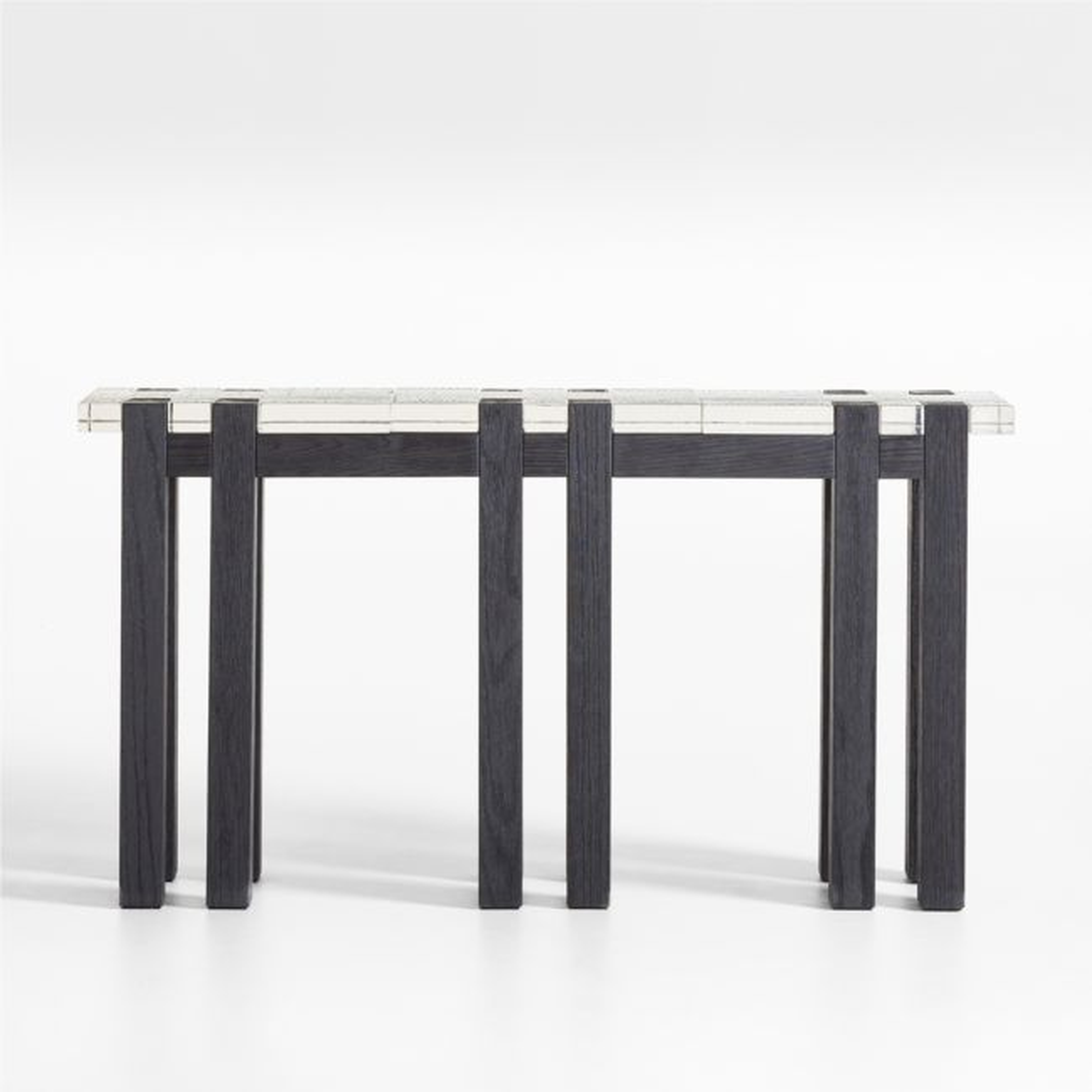Turmont Glass Console Table - Crate and Barrel