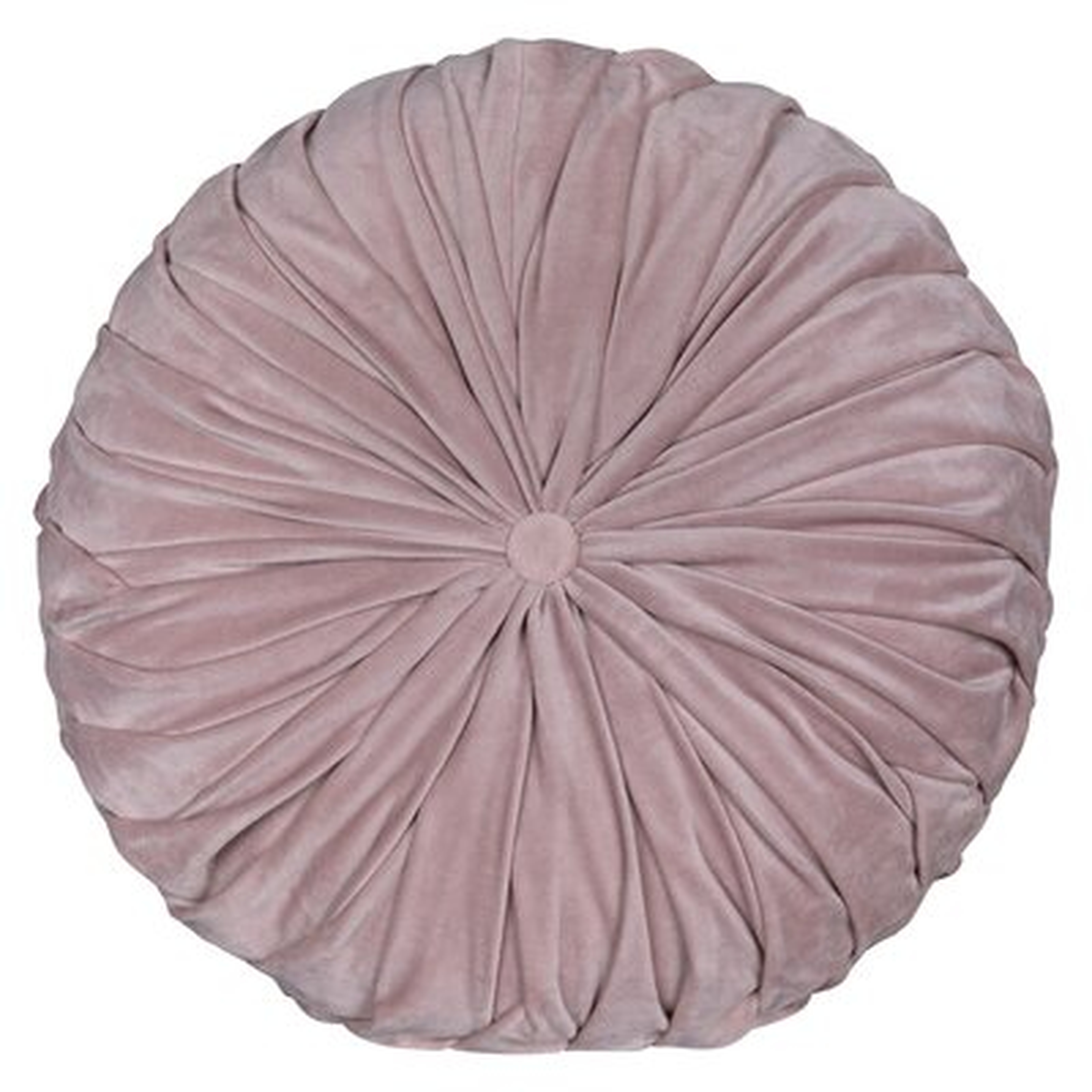 Behixhe Tufted Round Velvet Pillow Cover & Insert - Wayfair