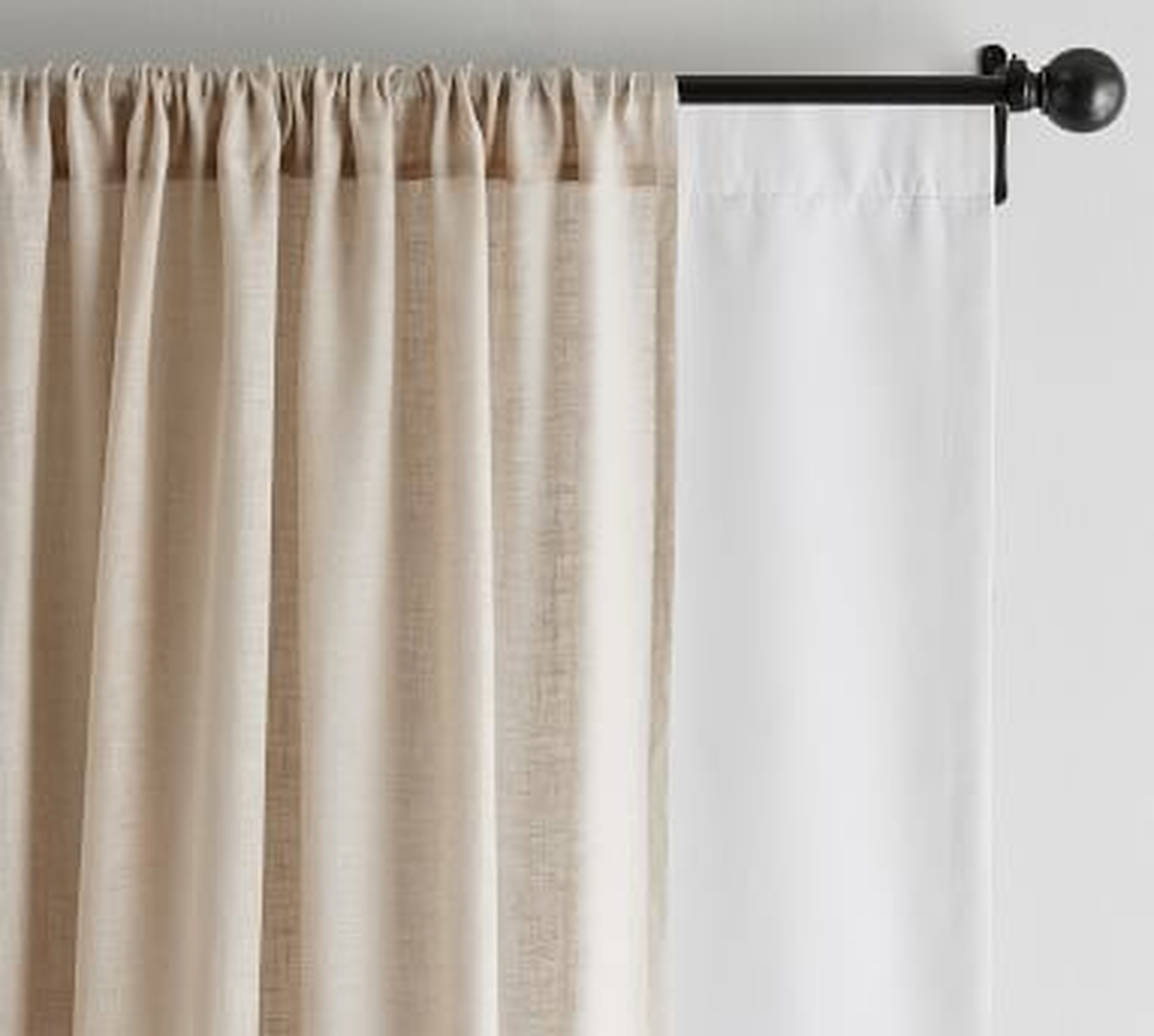 Universal Blackout Curtain Liner, 50 x 84", Off White - Pottery Barn