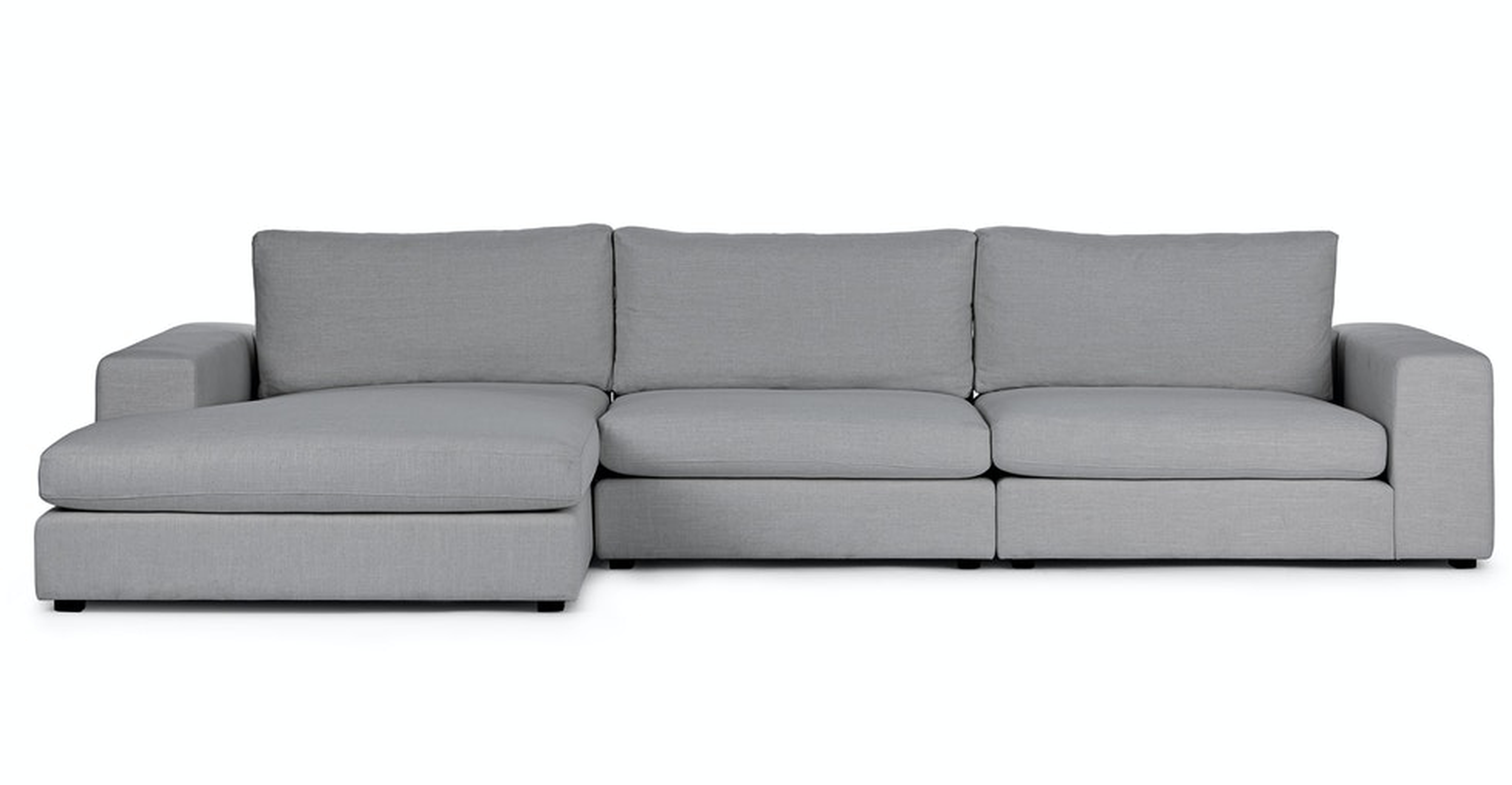 Beta Summit Gray Left Chaise Sectional - Article