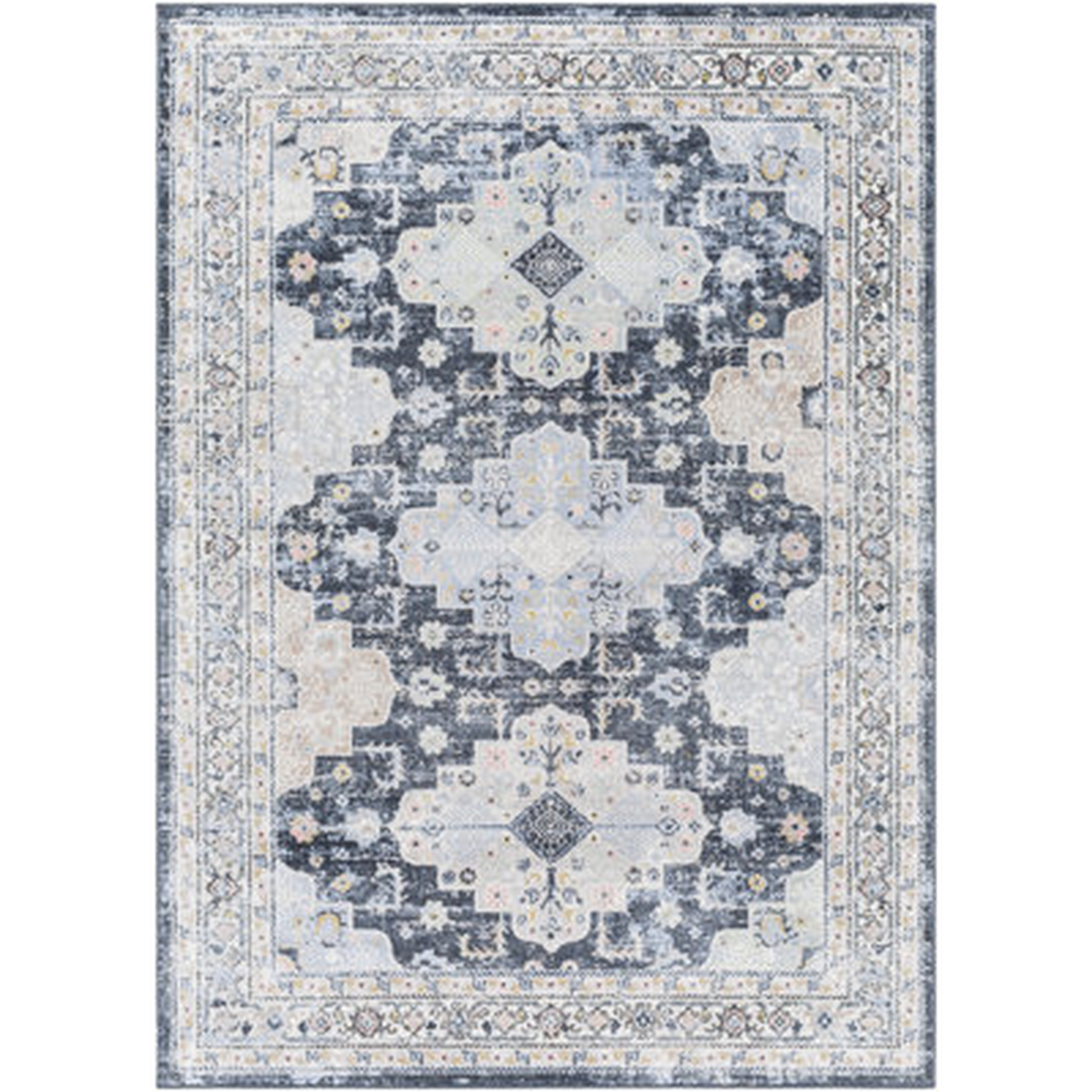Ontaria Area Rug Dark Blue - Wayfair