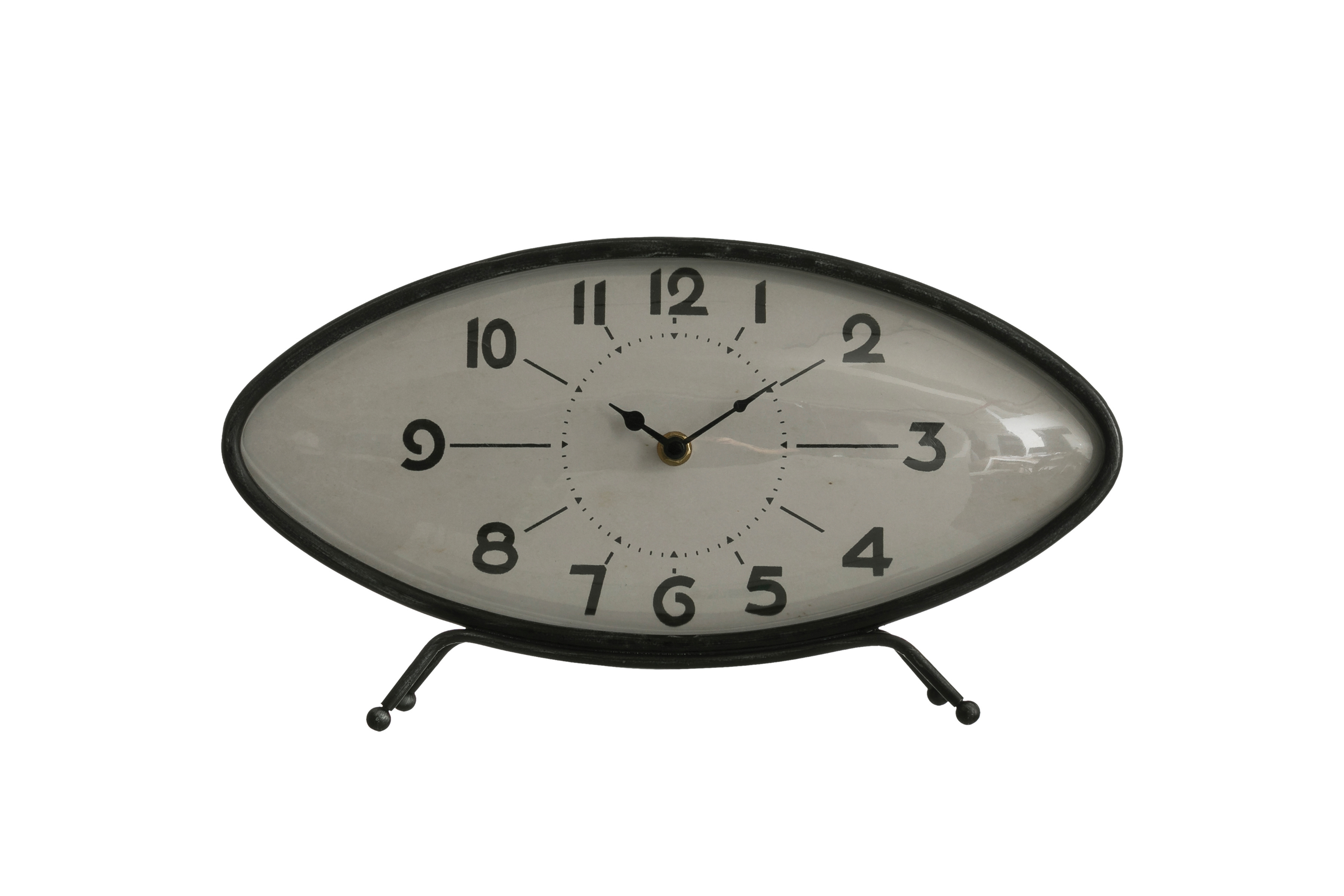 Metal Retro Oval Mantel Clock - Nomad Home