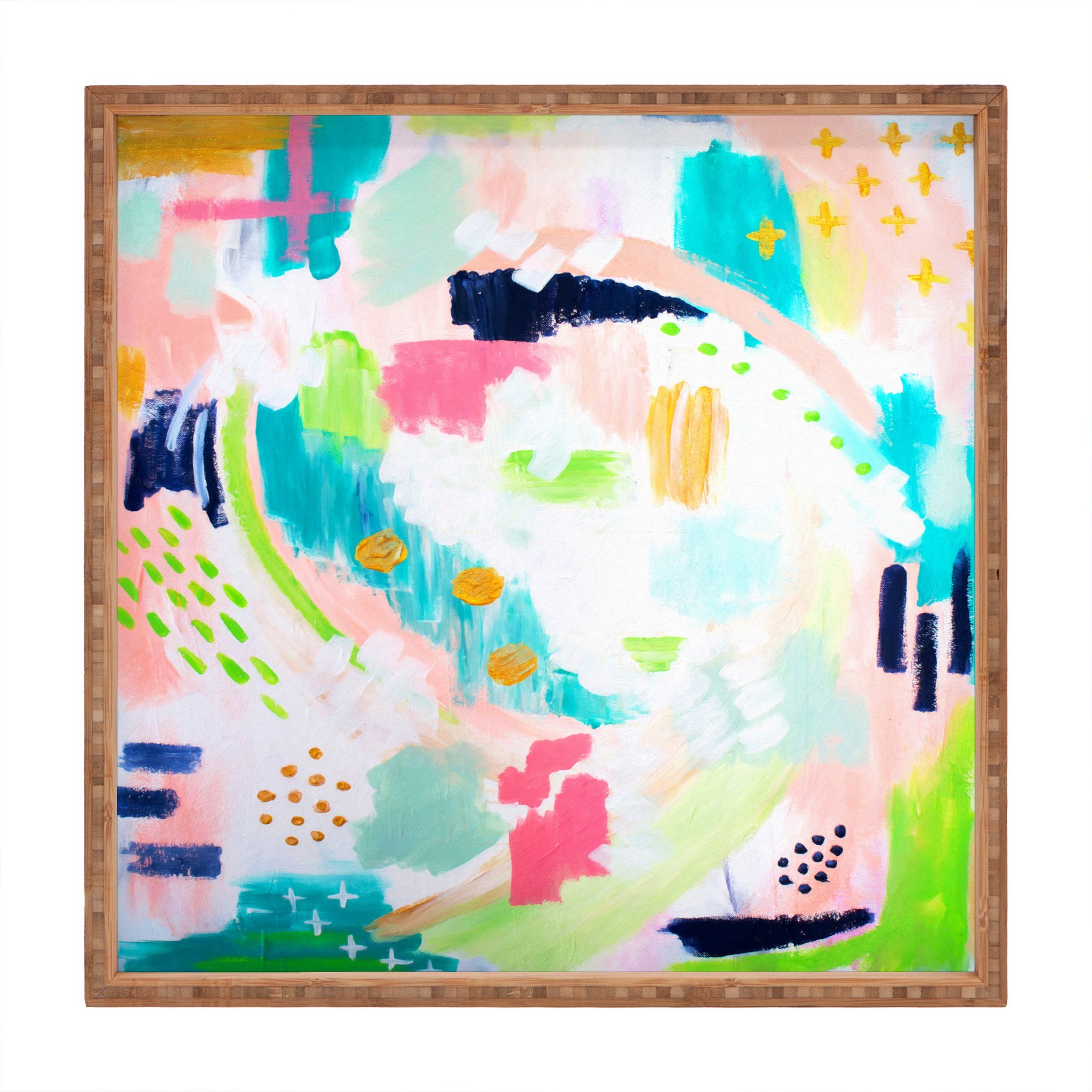 Laura Fedorowicz Dreamscape Square Tray - L - Deny Designs