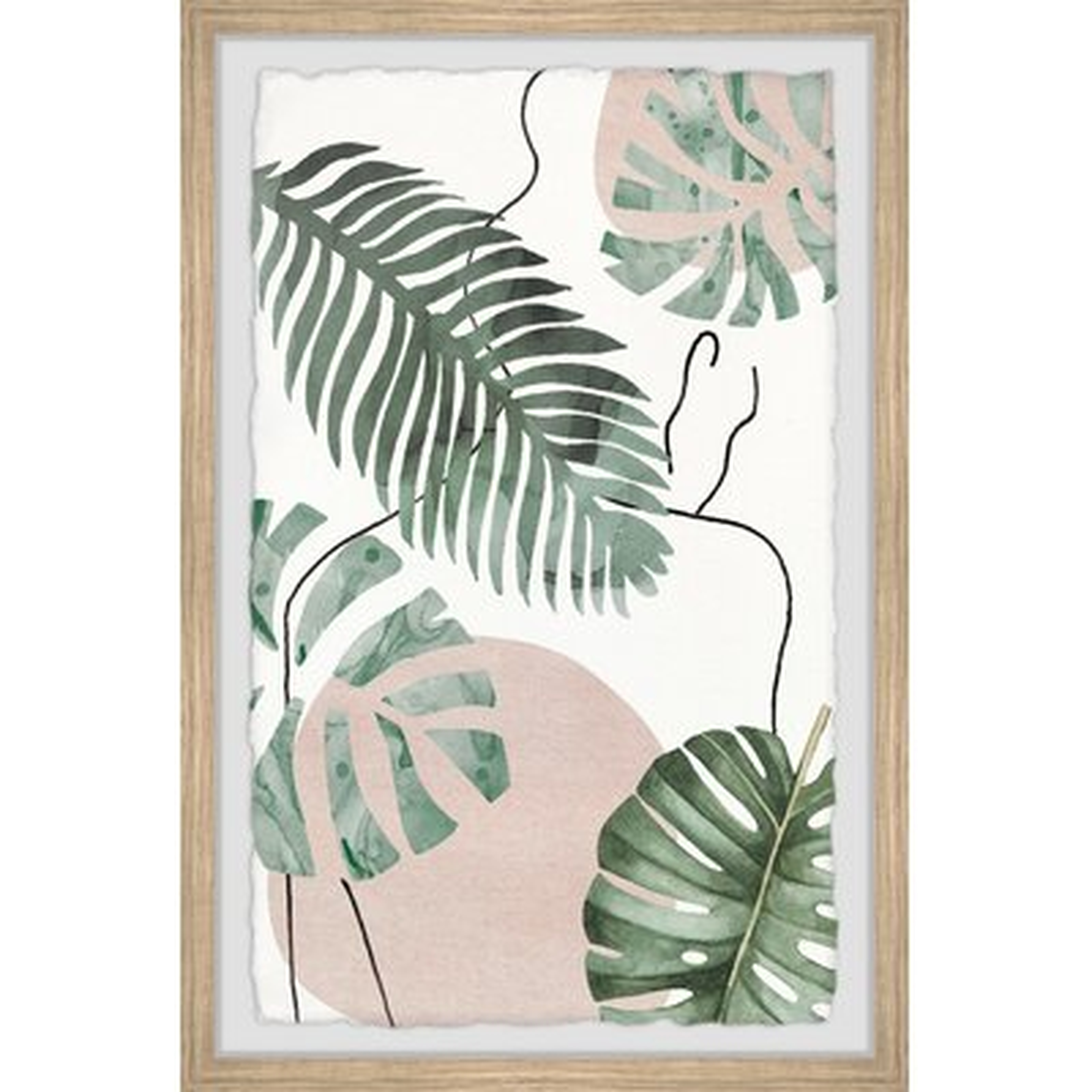 Big Leaf II by Parvez Taj - Picture Frame Painting Print on Paper - Wayfair
