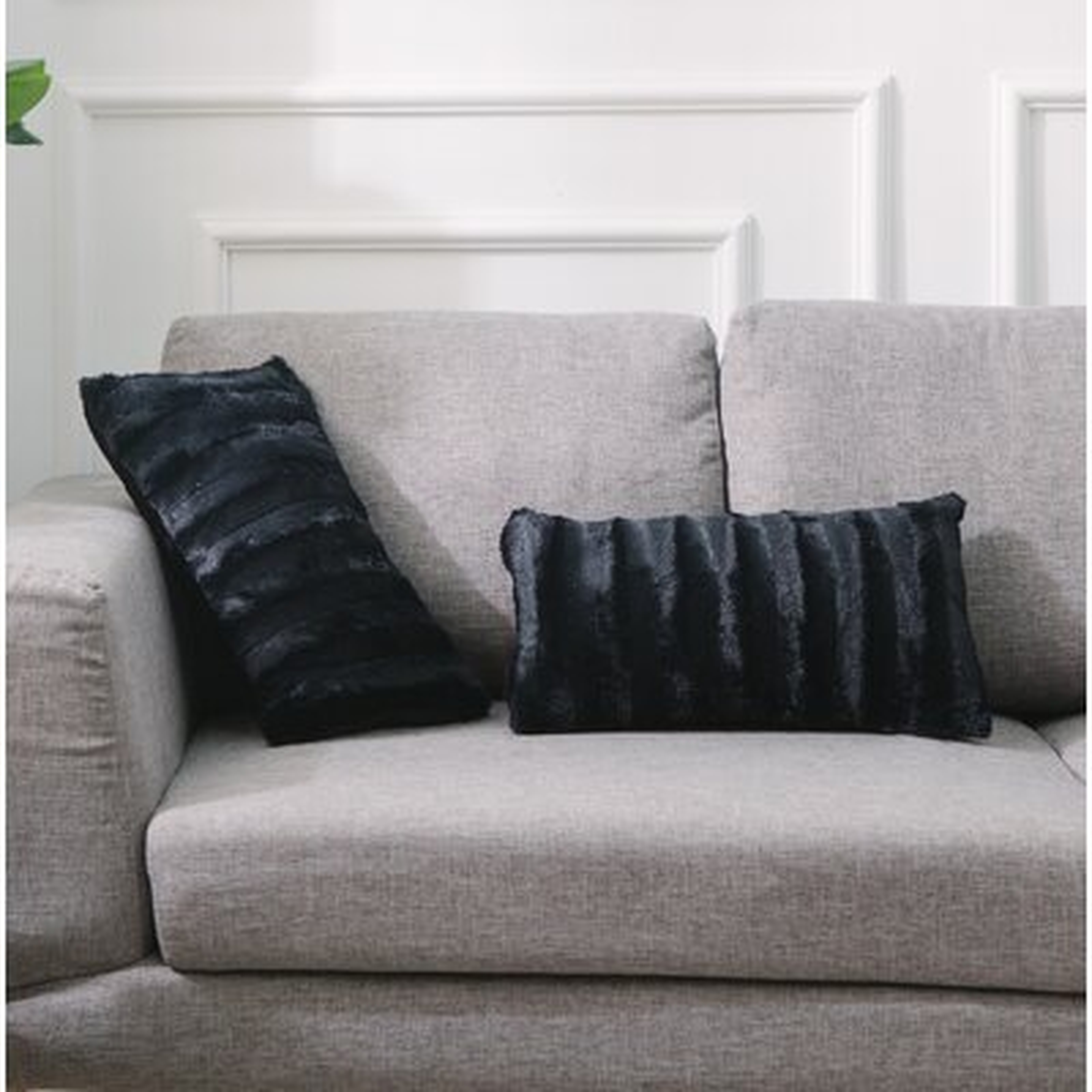 Swampscott Faux Fur Lumbar Pillow - Wayfair