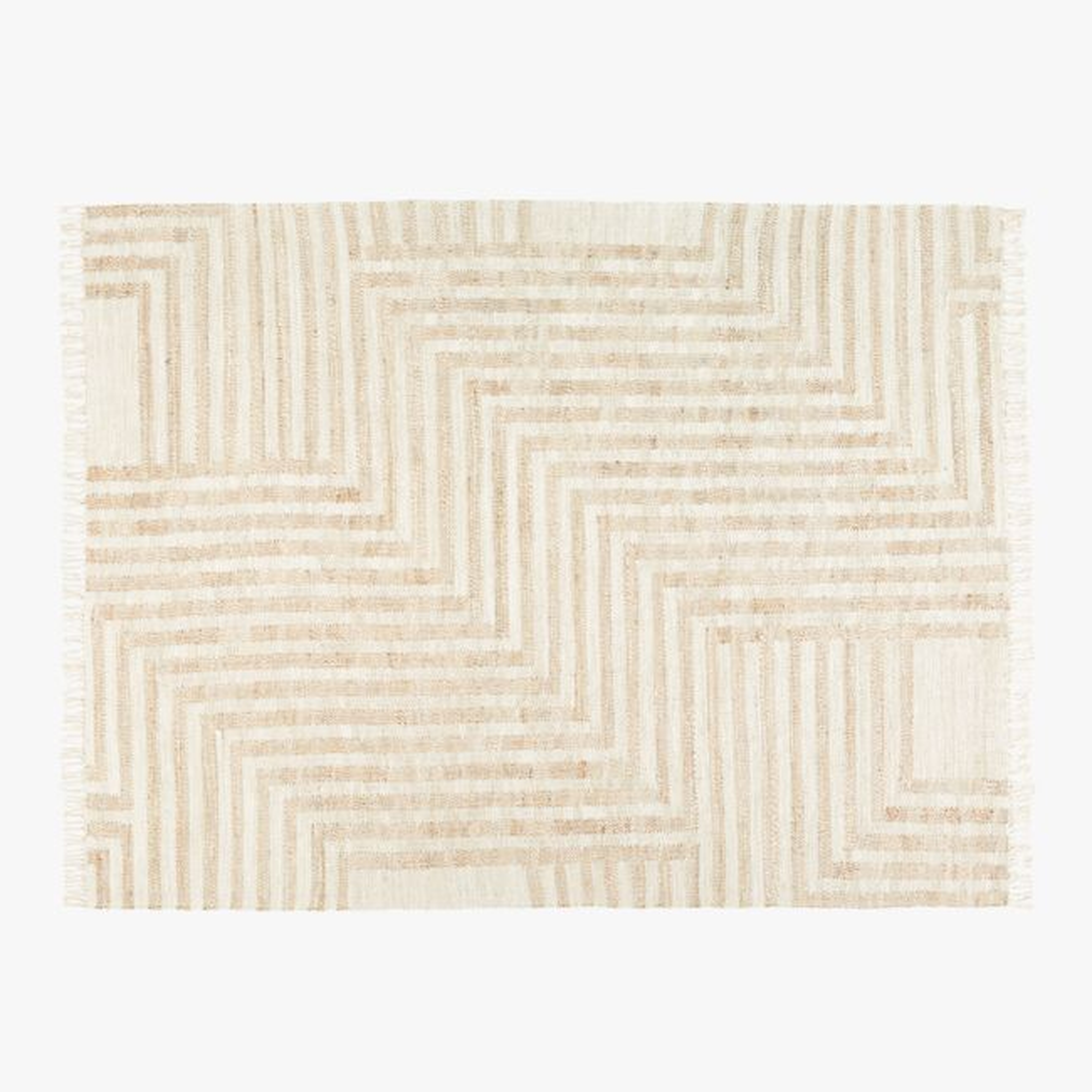 Zion Ivory Handwoven Rug 9'x12' - CB2