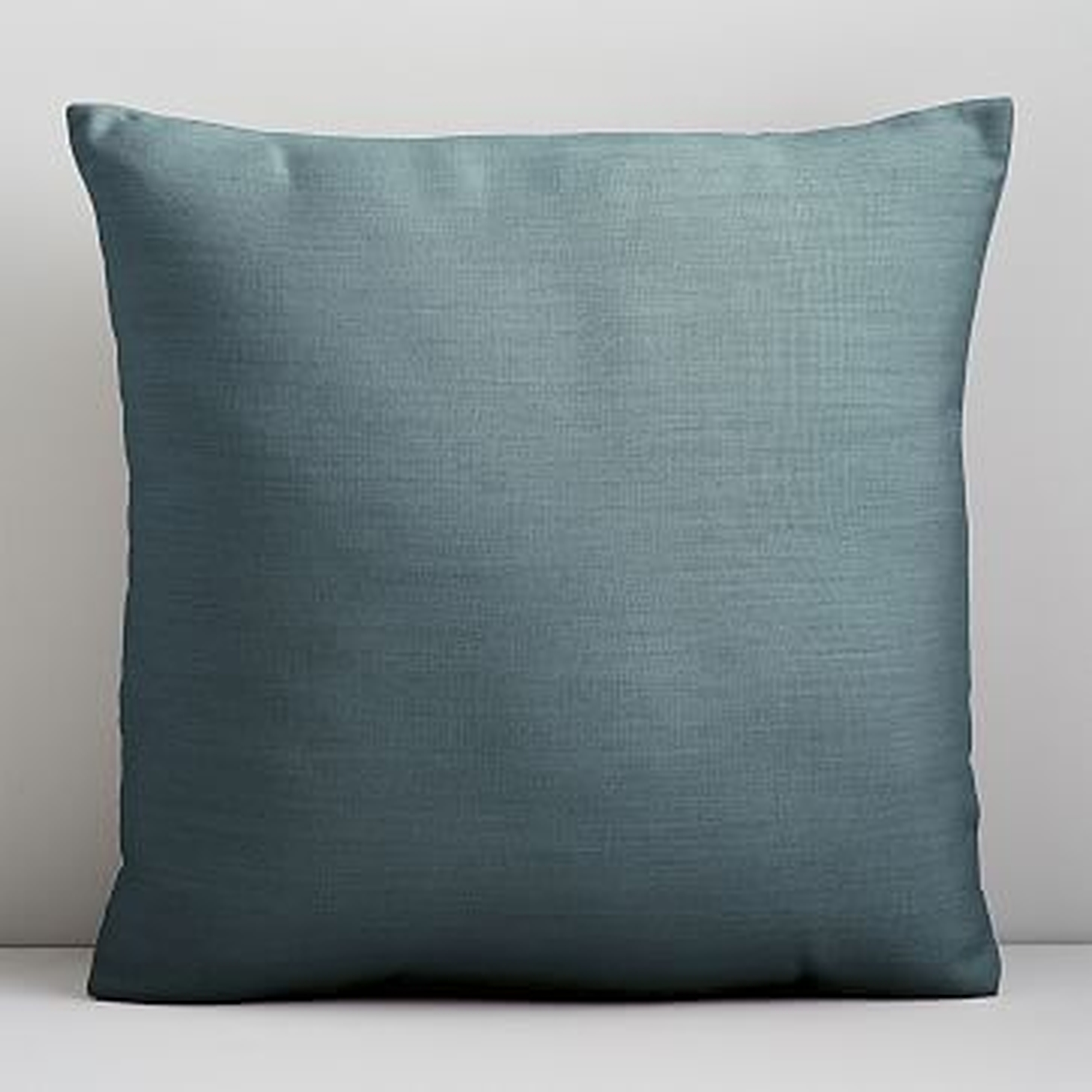 Sunbrella Indoor/Outdoor Cast Pillow, Set of 2, Lagoon, 18"x18" - West Elm