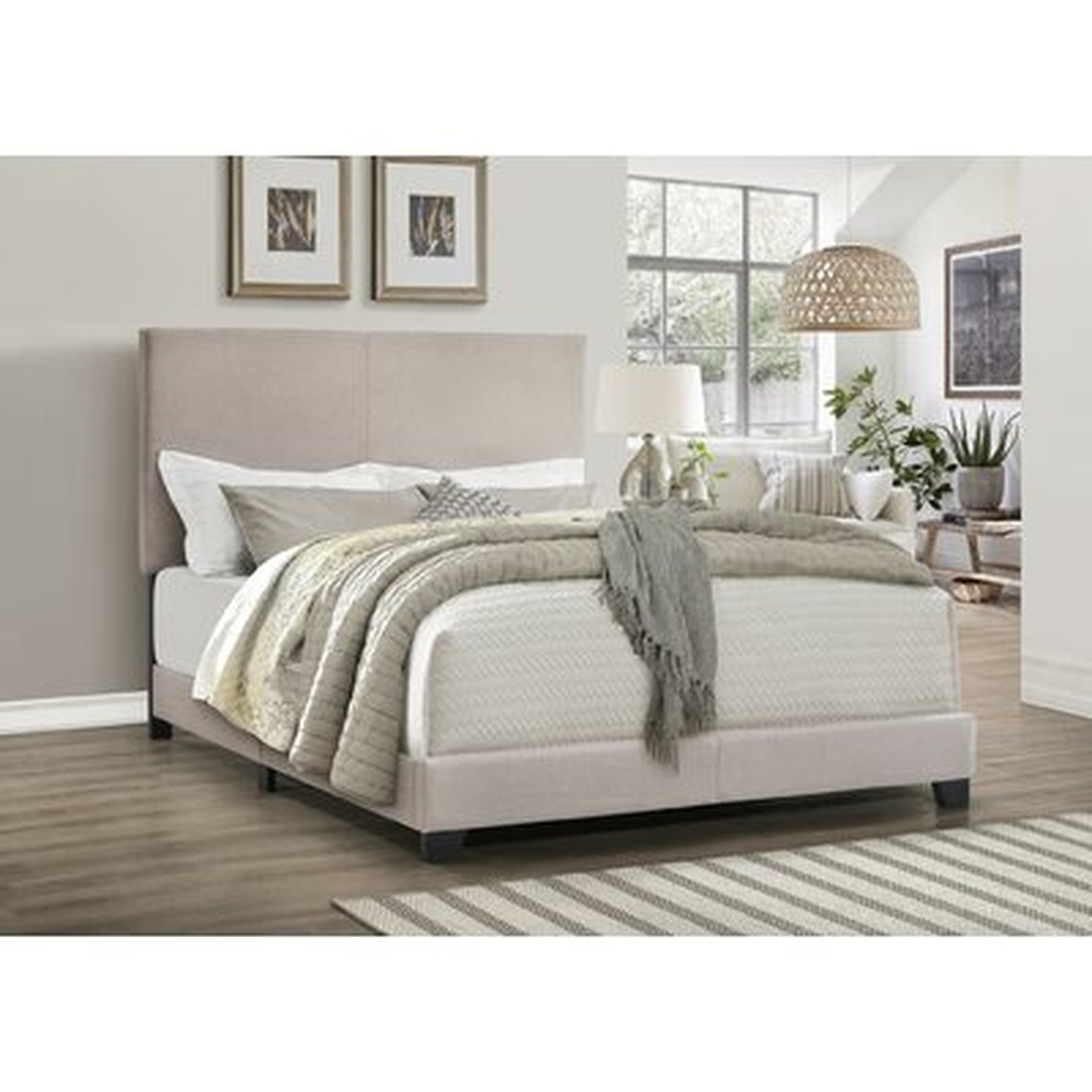 Beckville Upholstered Low Profile Standard Bed - Wayfair