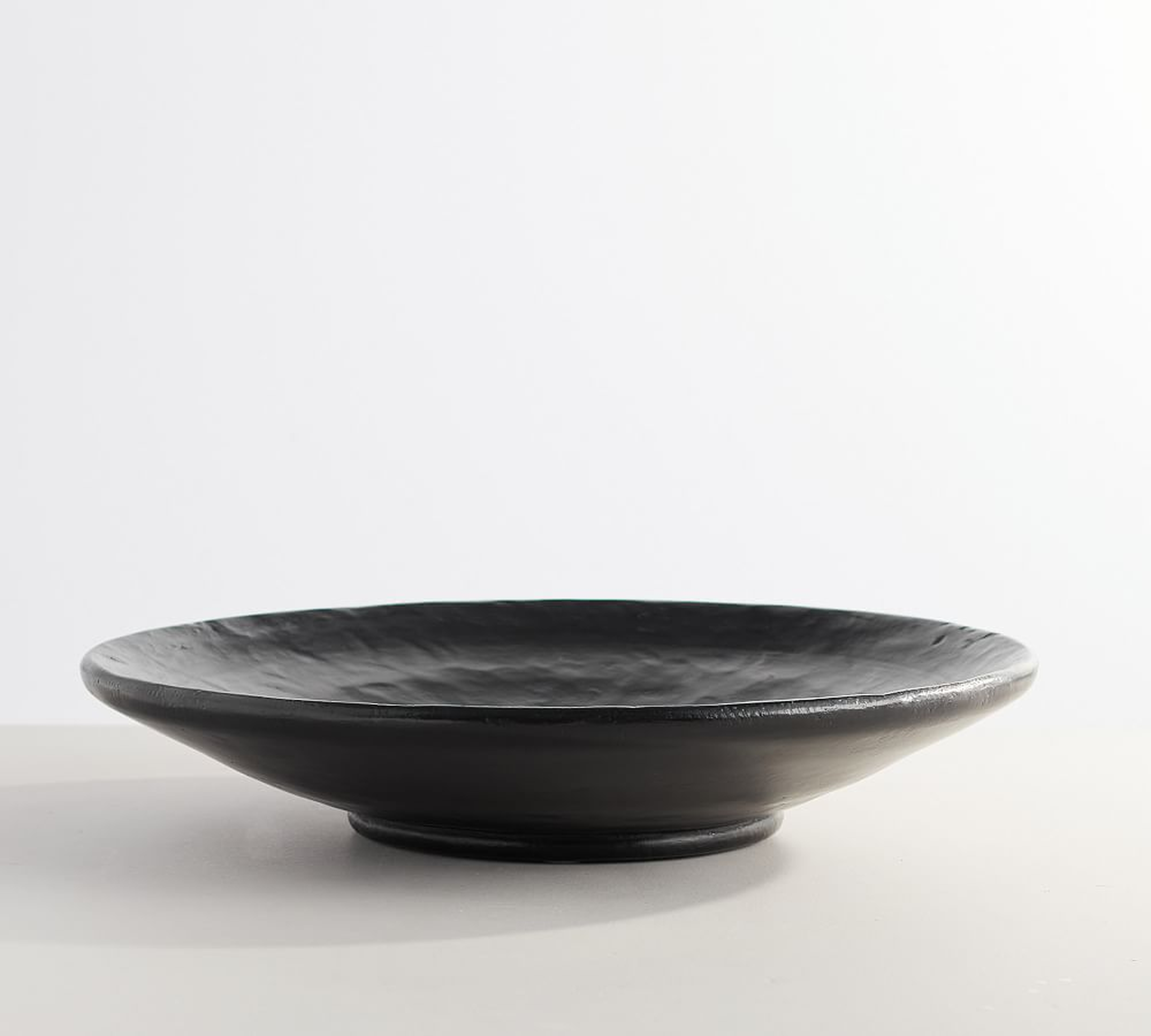Cyrus Ceramic Decorative Bowl, Black, 18.75"W - Pottery Barn