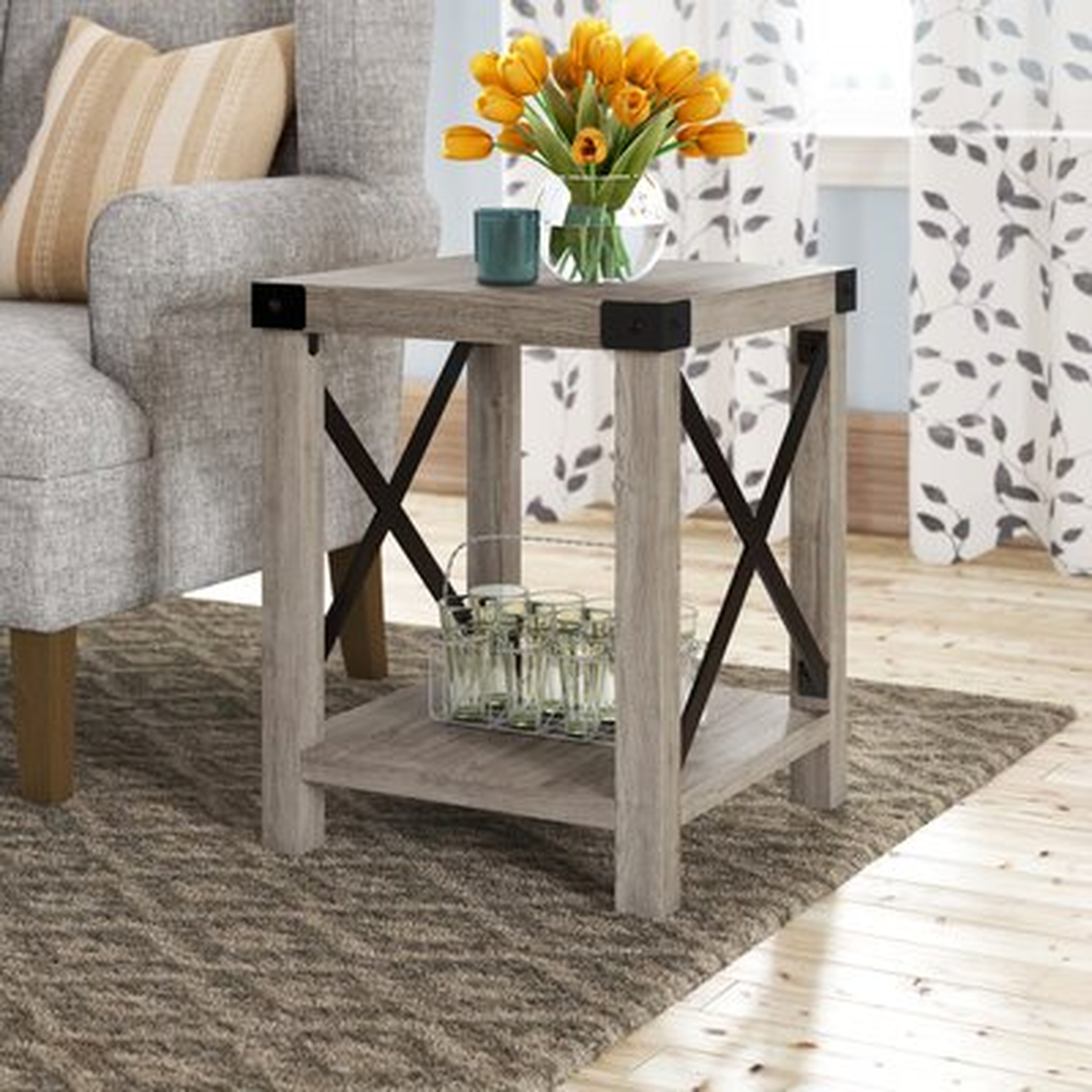 Arsenault End Table with Storage - Wayfair