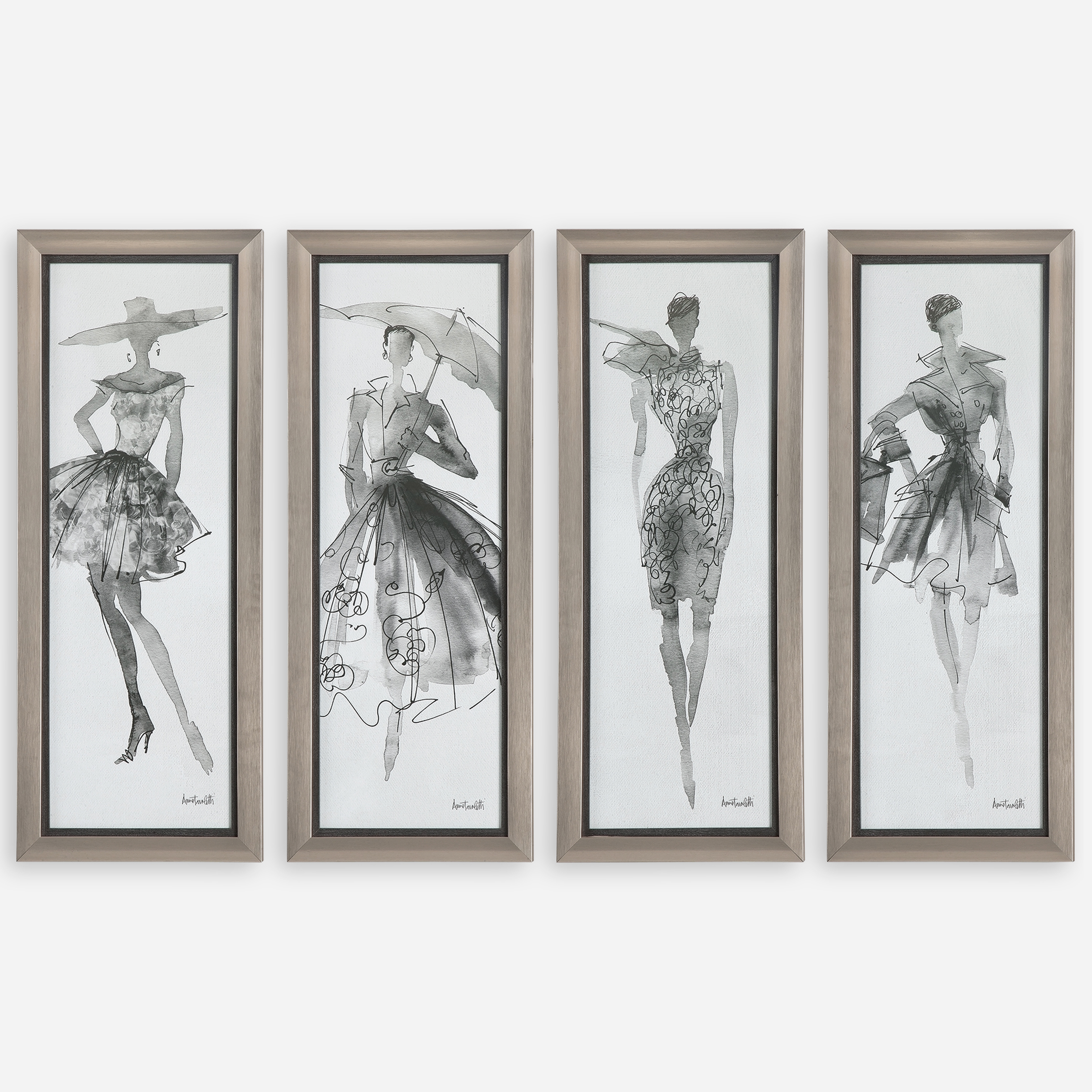 Seedlings Framed Prints S/6 - Uttermost