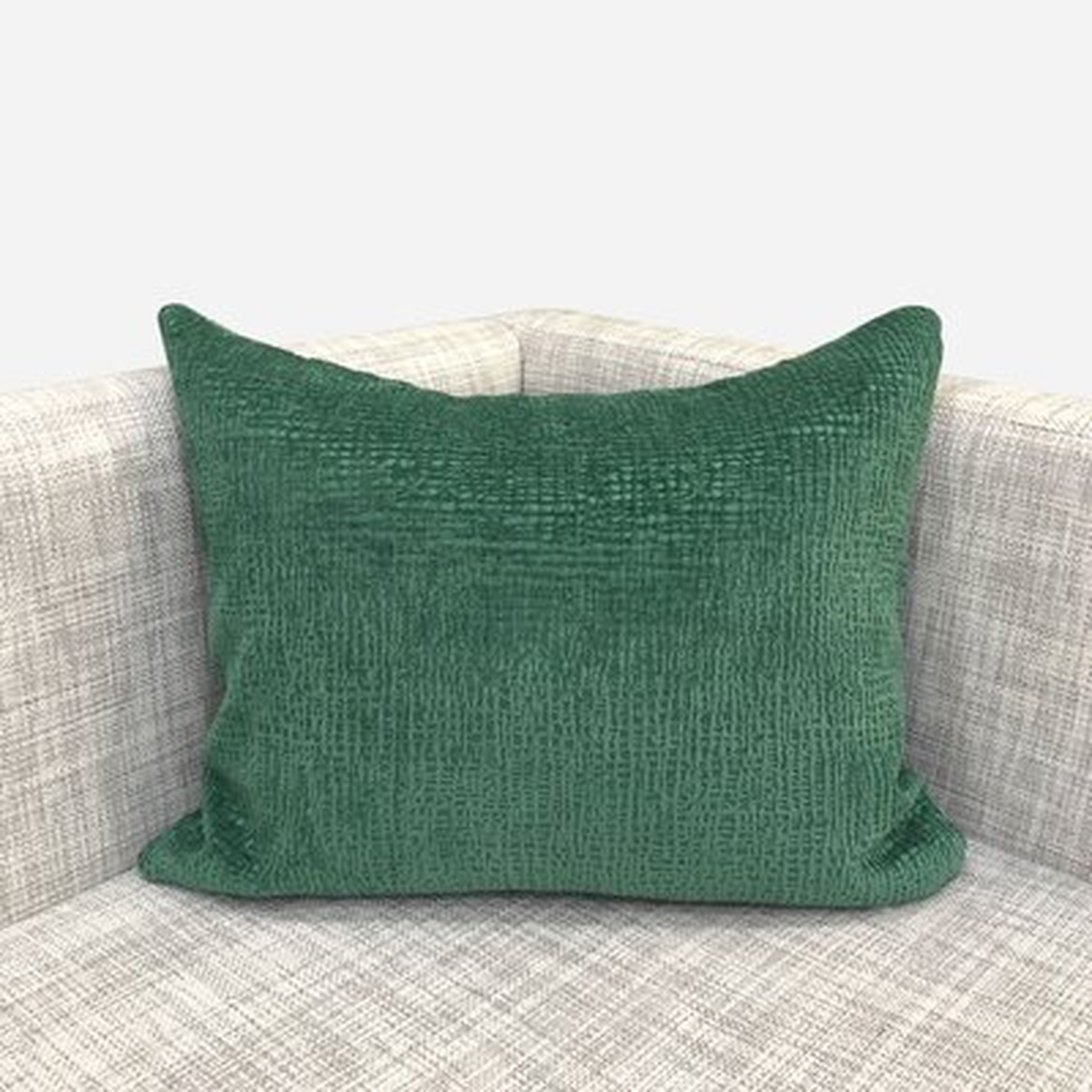 Latitude Run® Kimia Textured Chenille Decorative Pillow - Wayfair