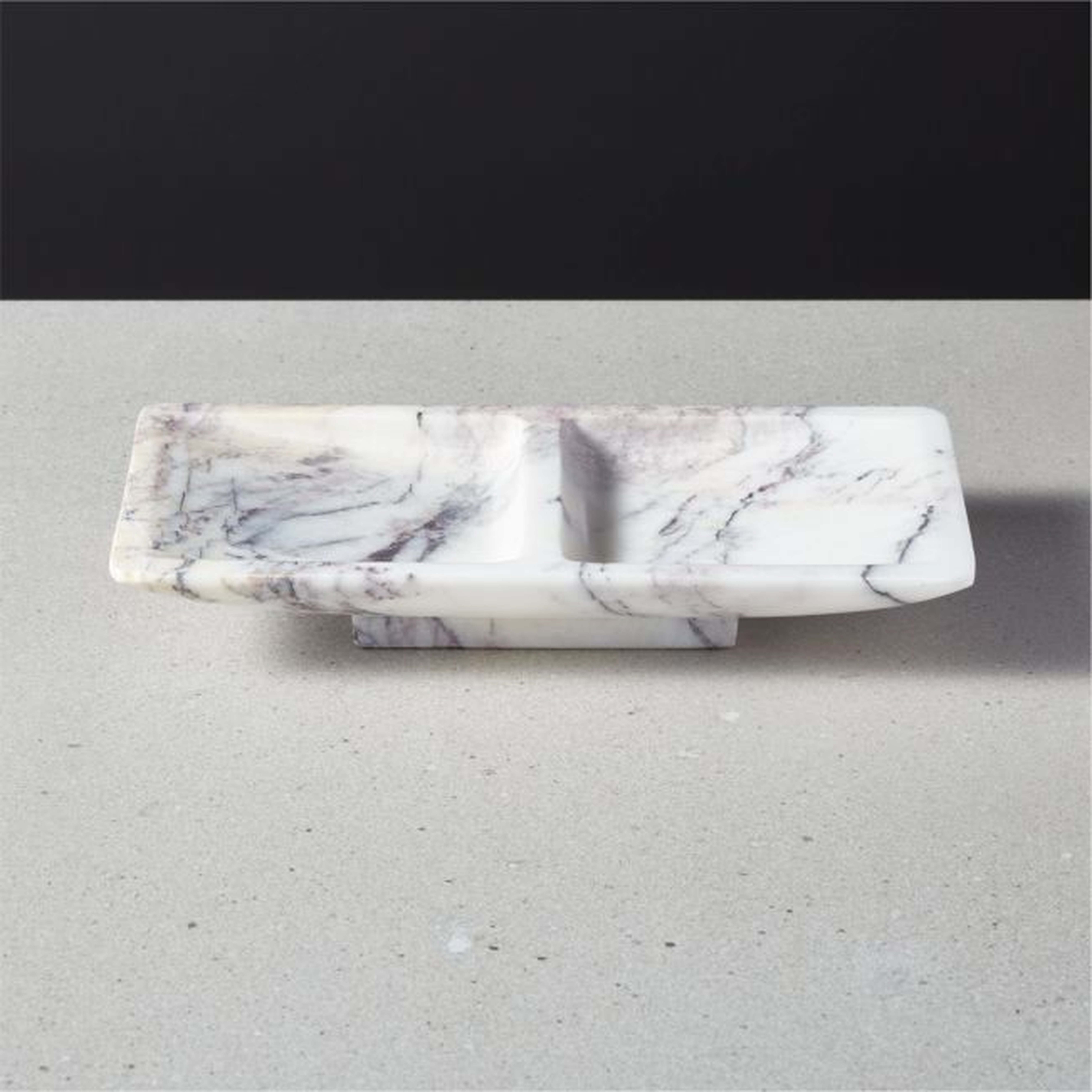 Daily Essentials Marble Jewelry Tray by Jennifer Fisher - CB2