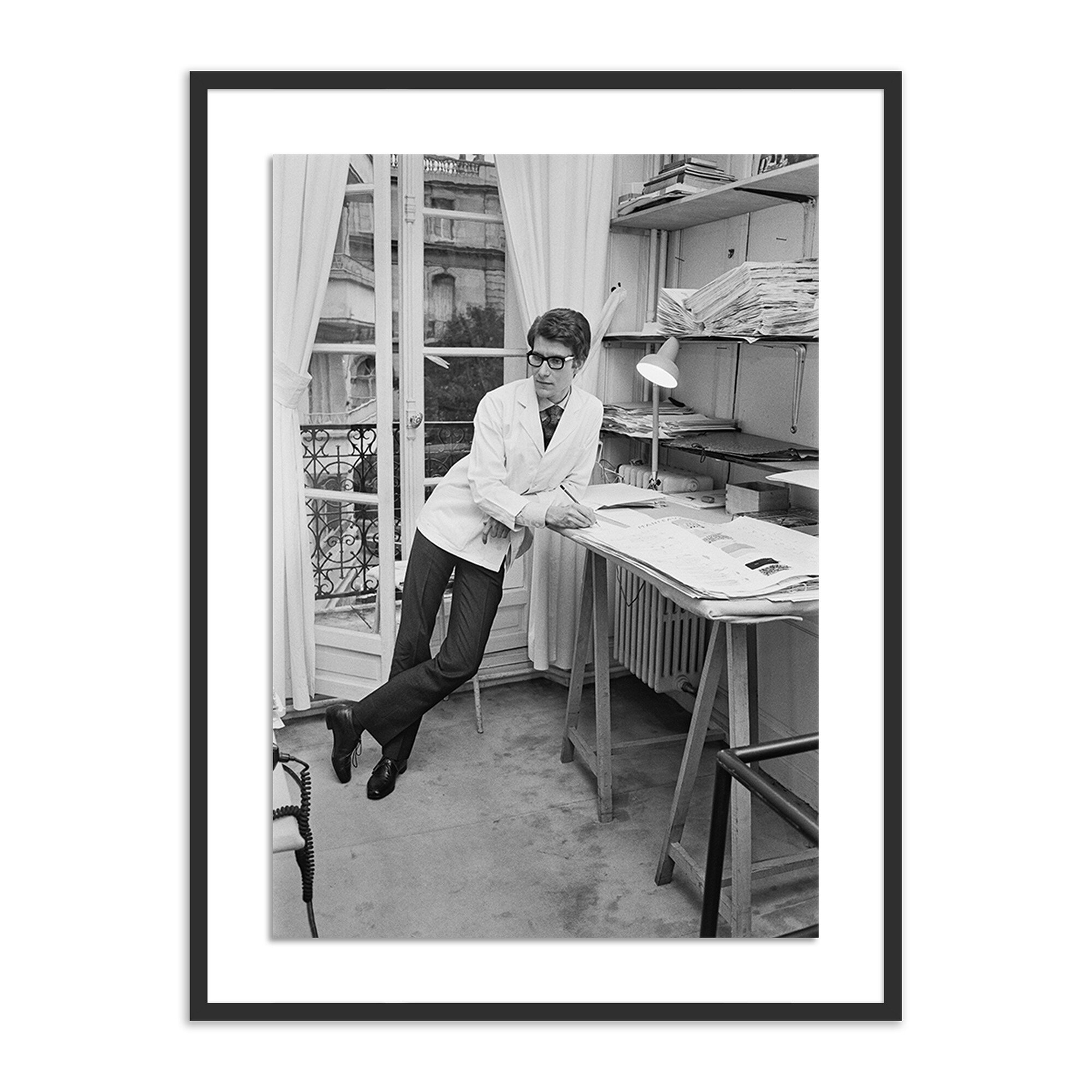 Yves Saint-Laurent by Getty Images - Black 2.5 Maple - Four Hands