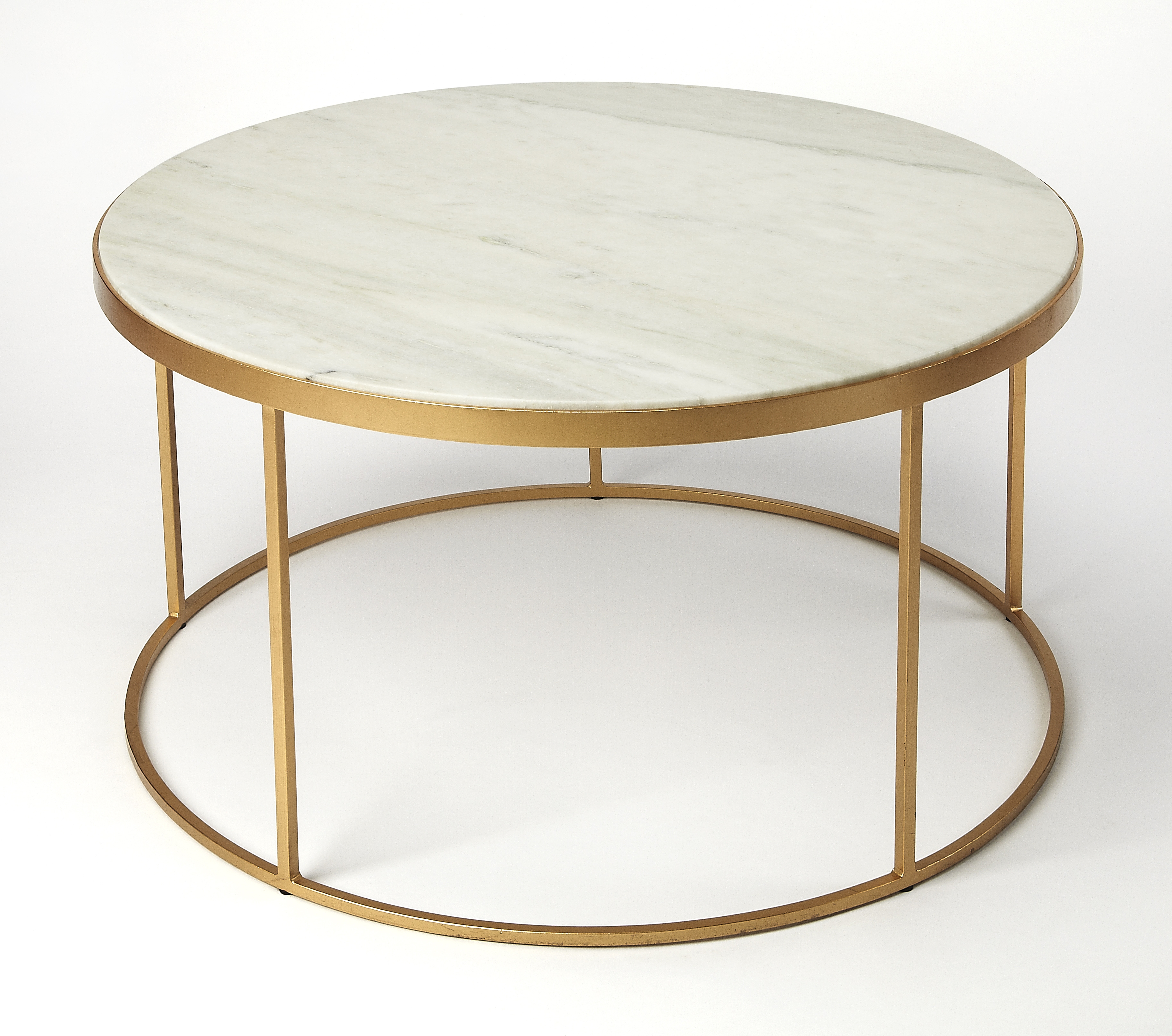 Triton Marble & Metal Coffee Table - Butler Specialty Co.