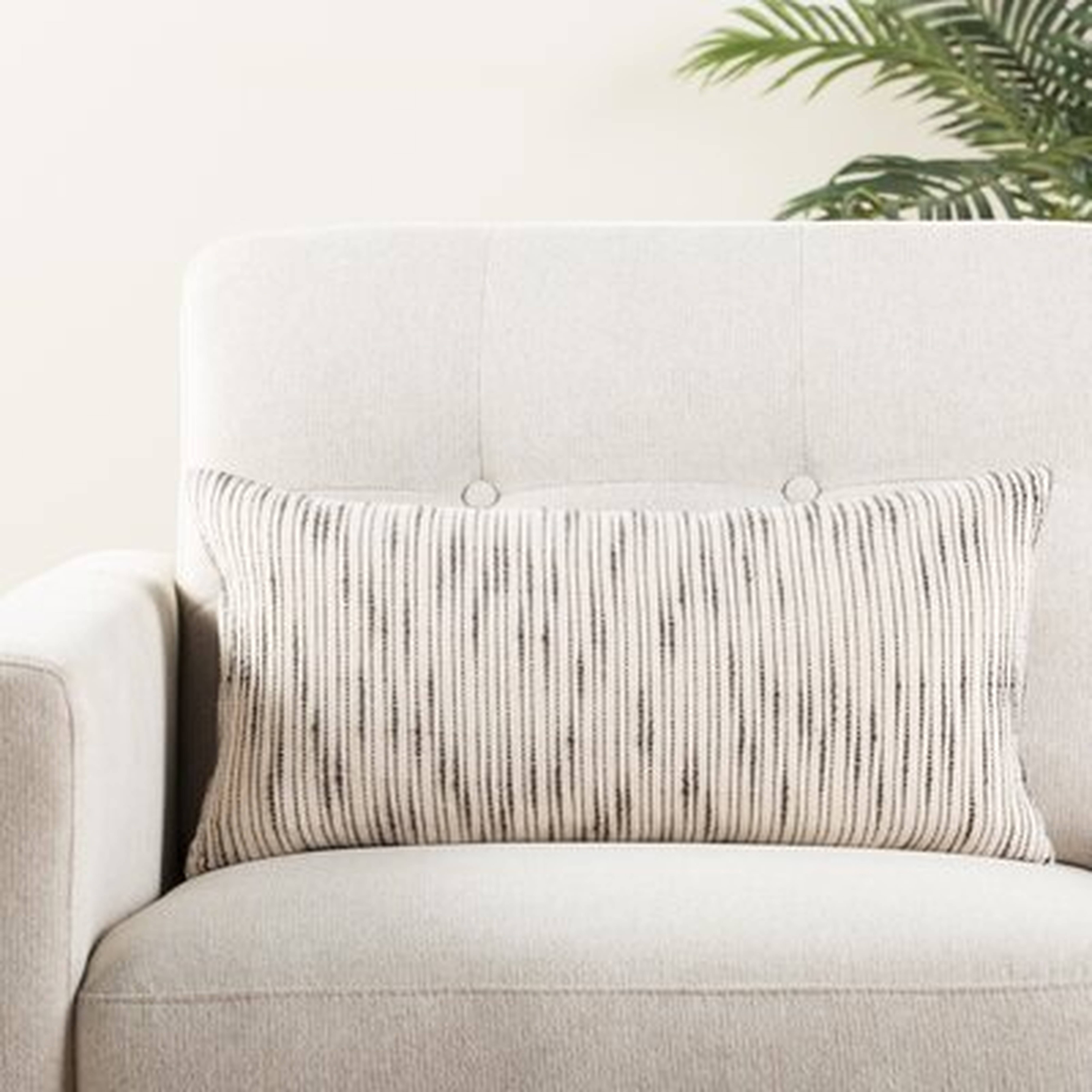 Dodson Cotton Striped Lumbar Pillow Cover - Wayfair