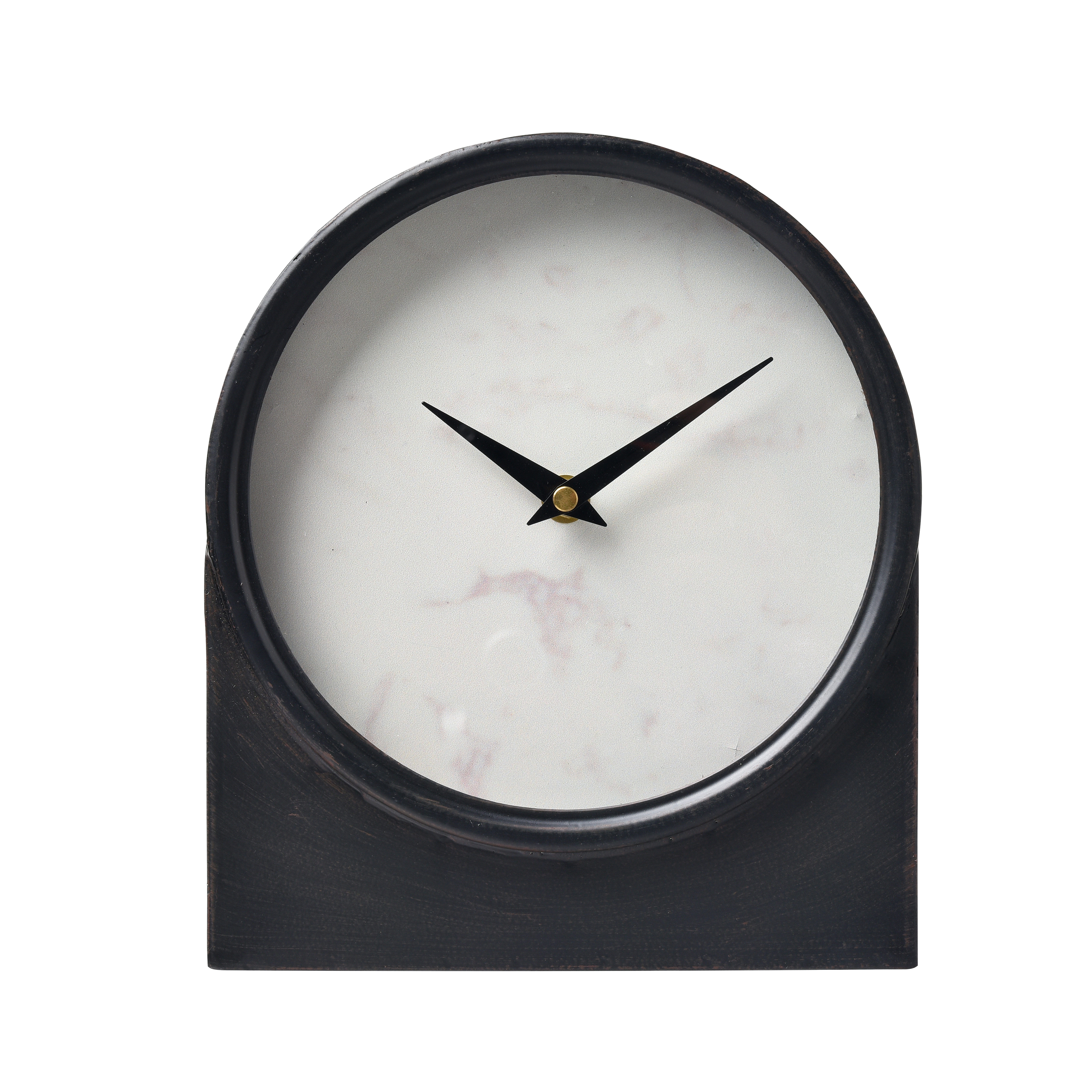 Jonah Table Clock - Black - Elk Home