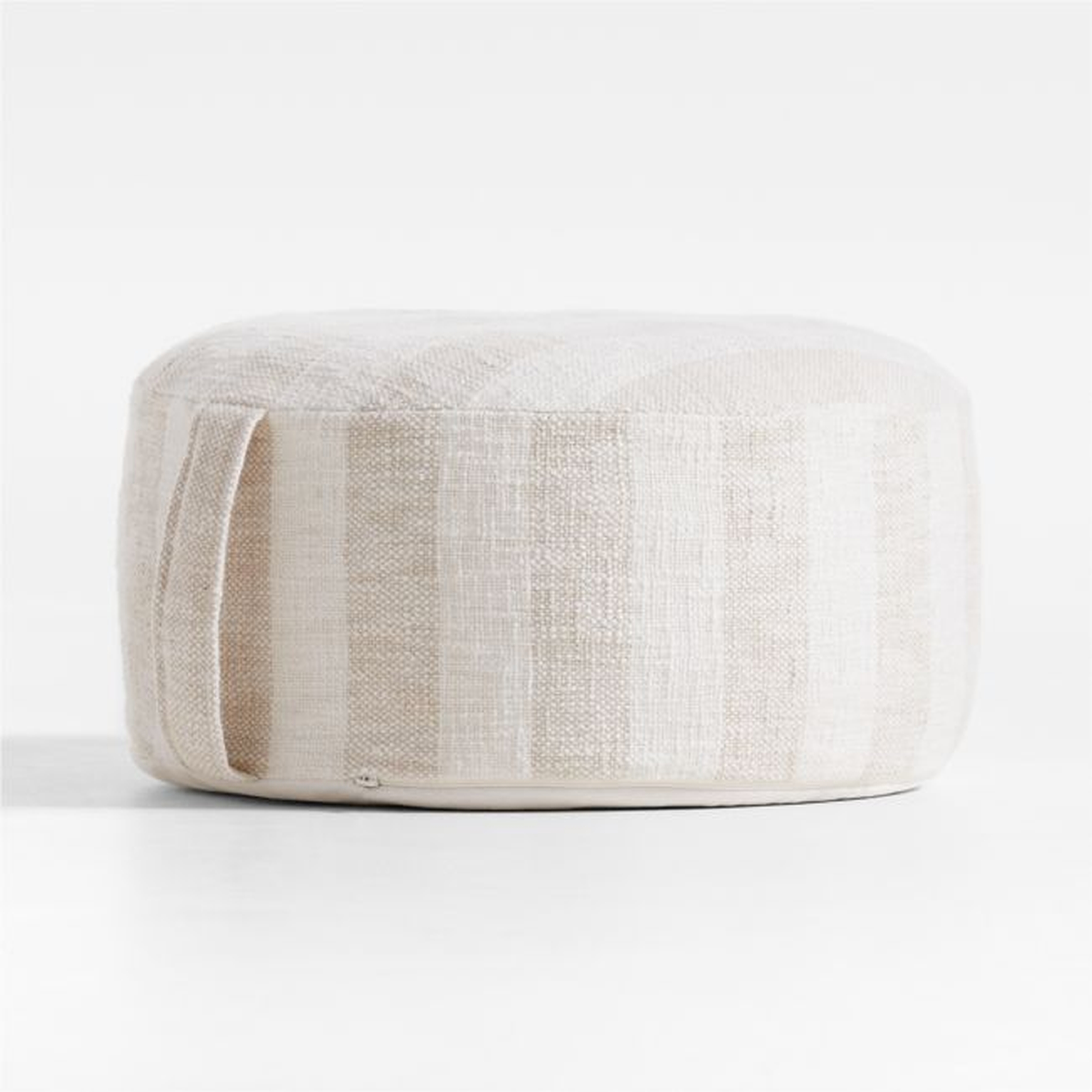 Cove Stone Tan Striped Kids Floor Cushion - Crate & Kids