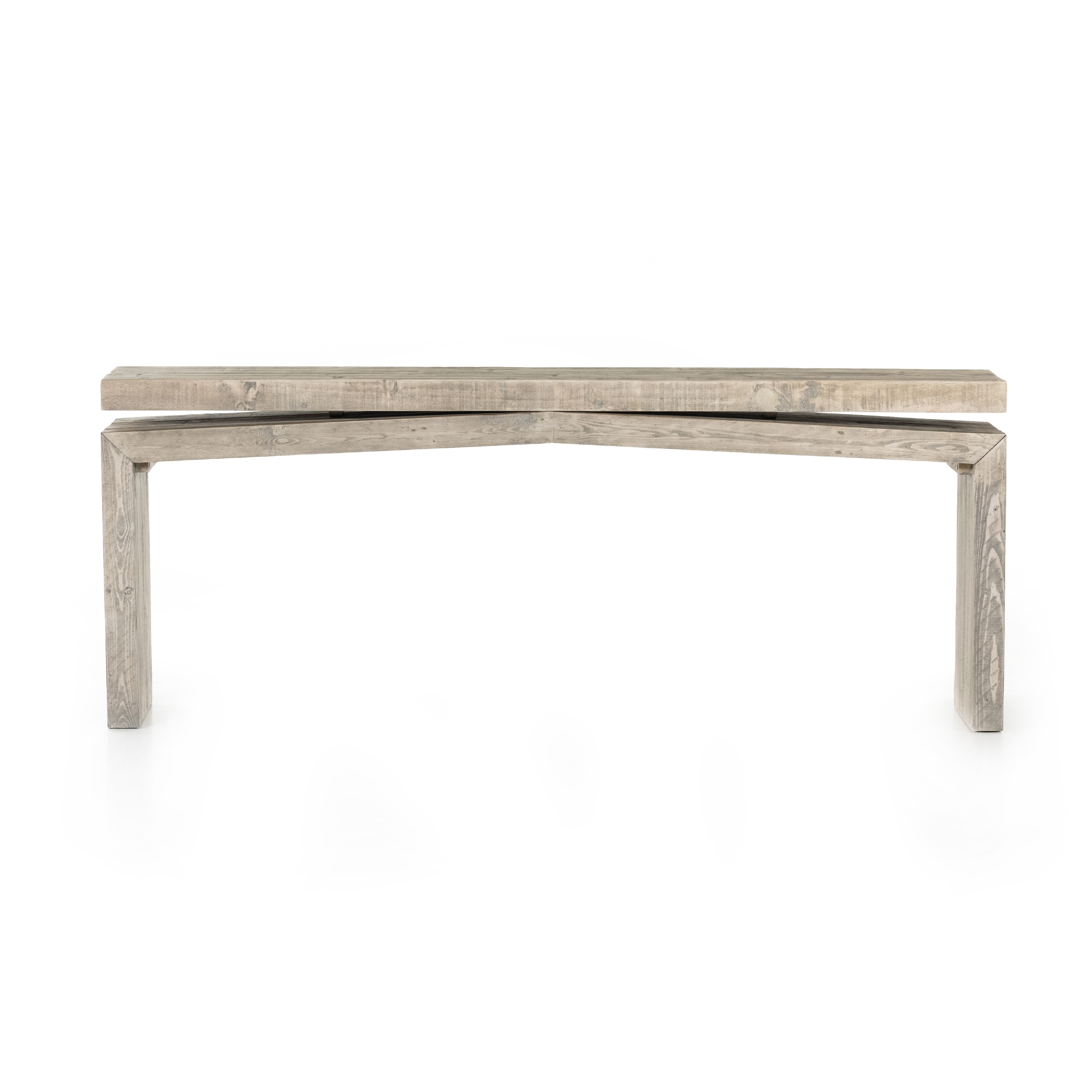 Matthes Console Table-Weathered Wheat - Four Hands