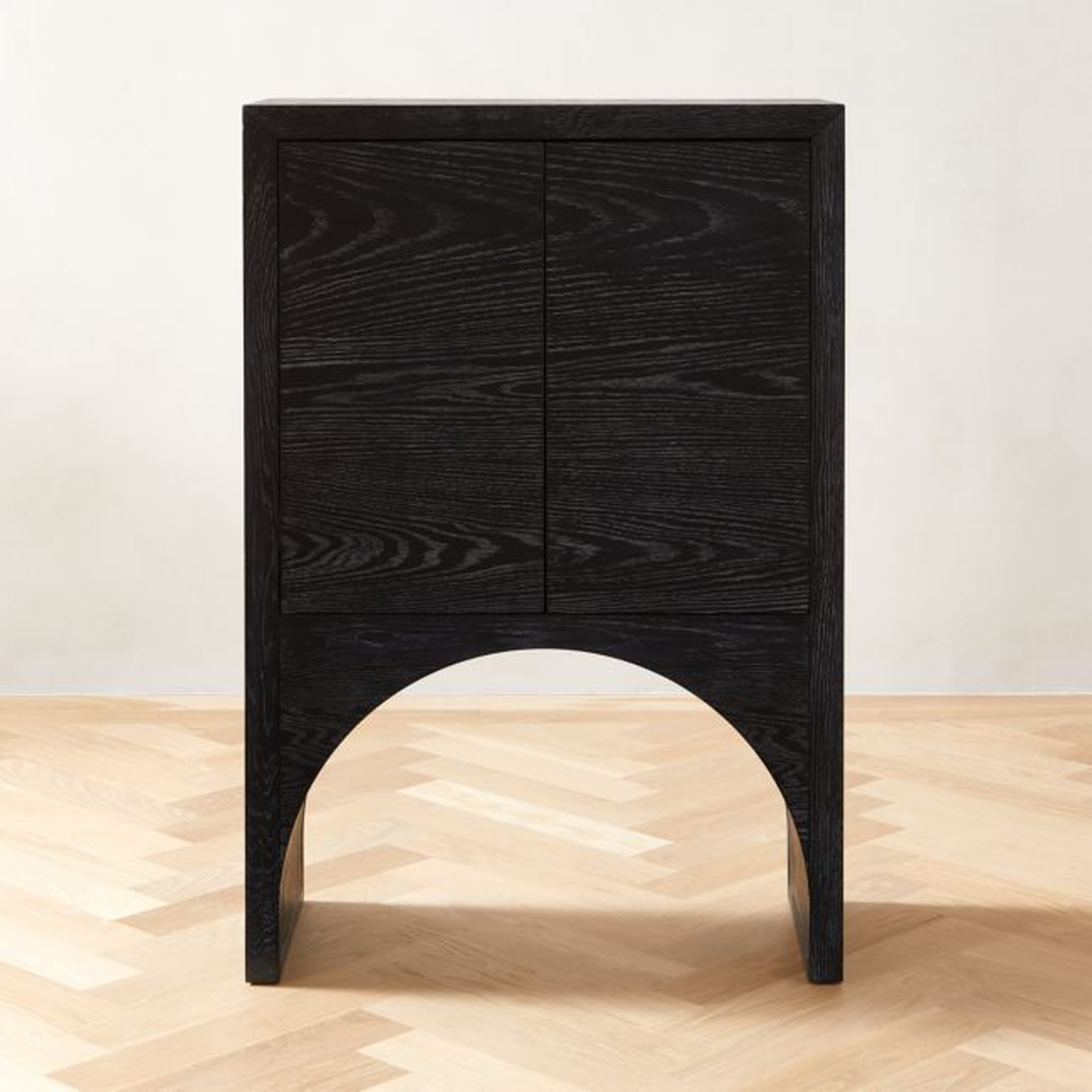 Augusta Black Entryway Cabinet - CB2
