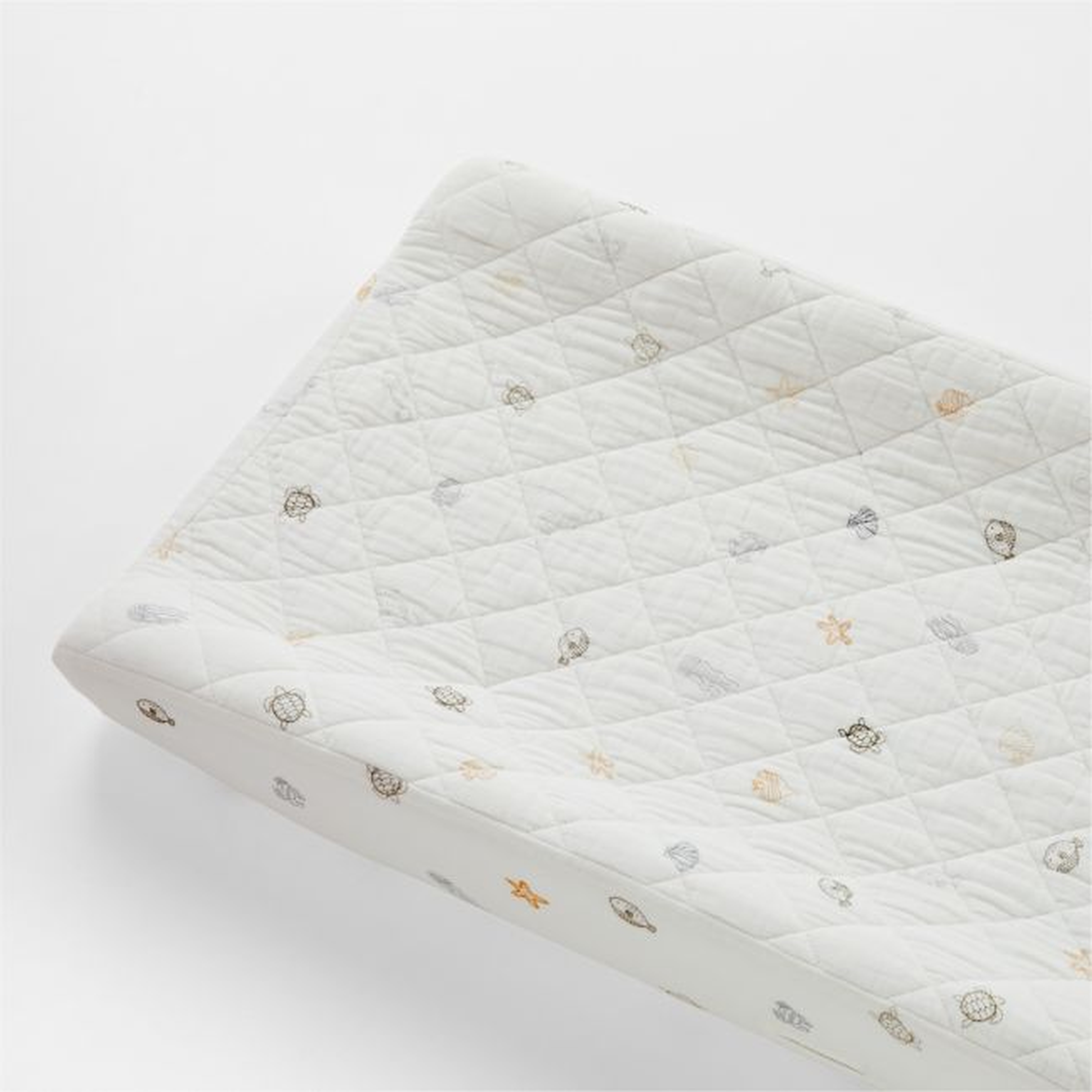 Supersoft Sea Dreams Organic Cotton Baby Changing Pad Cover - Crate & Kids