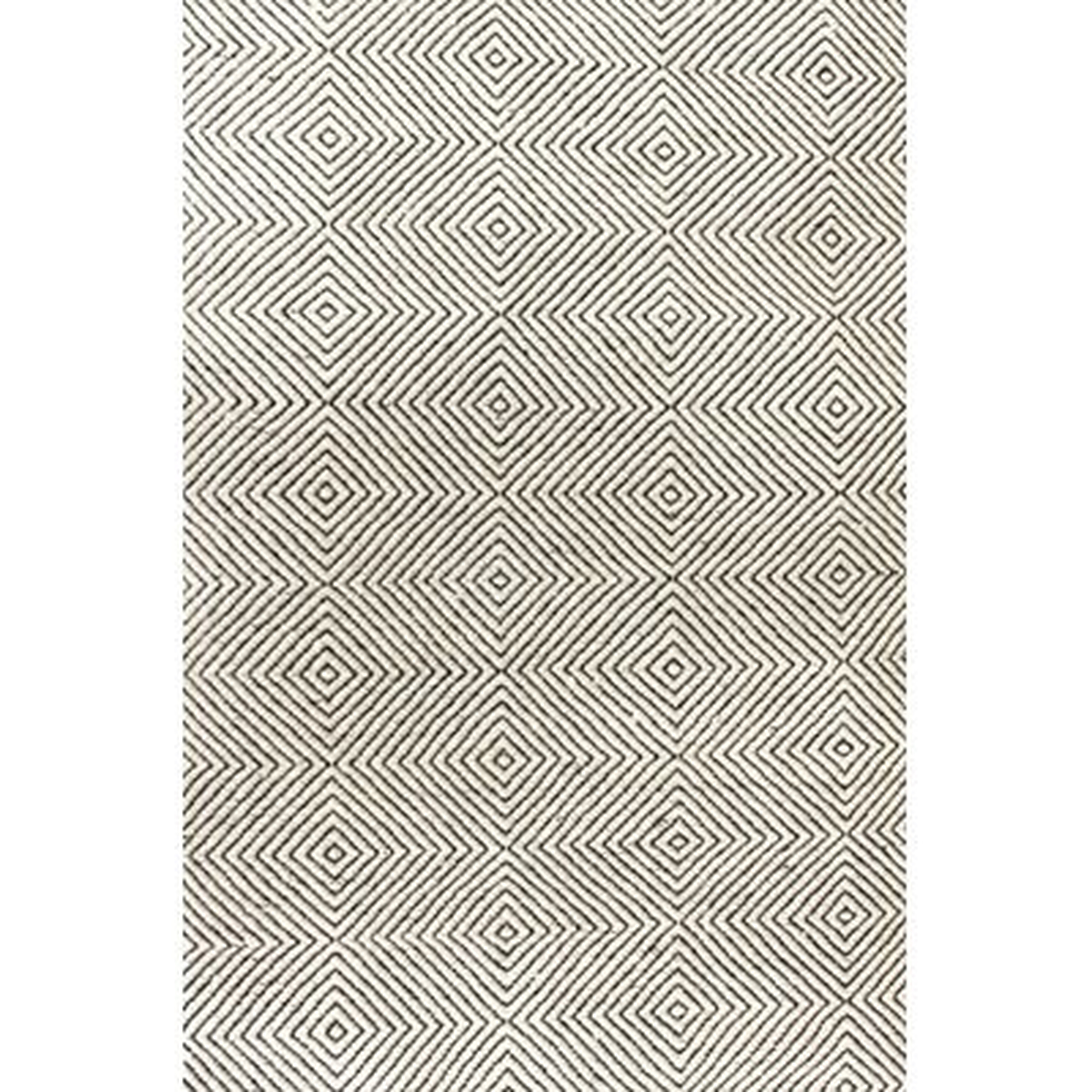 Marcelo Geometric Handmade Tufted Ivory Area Rug - Wayfair