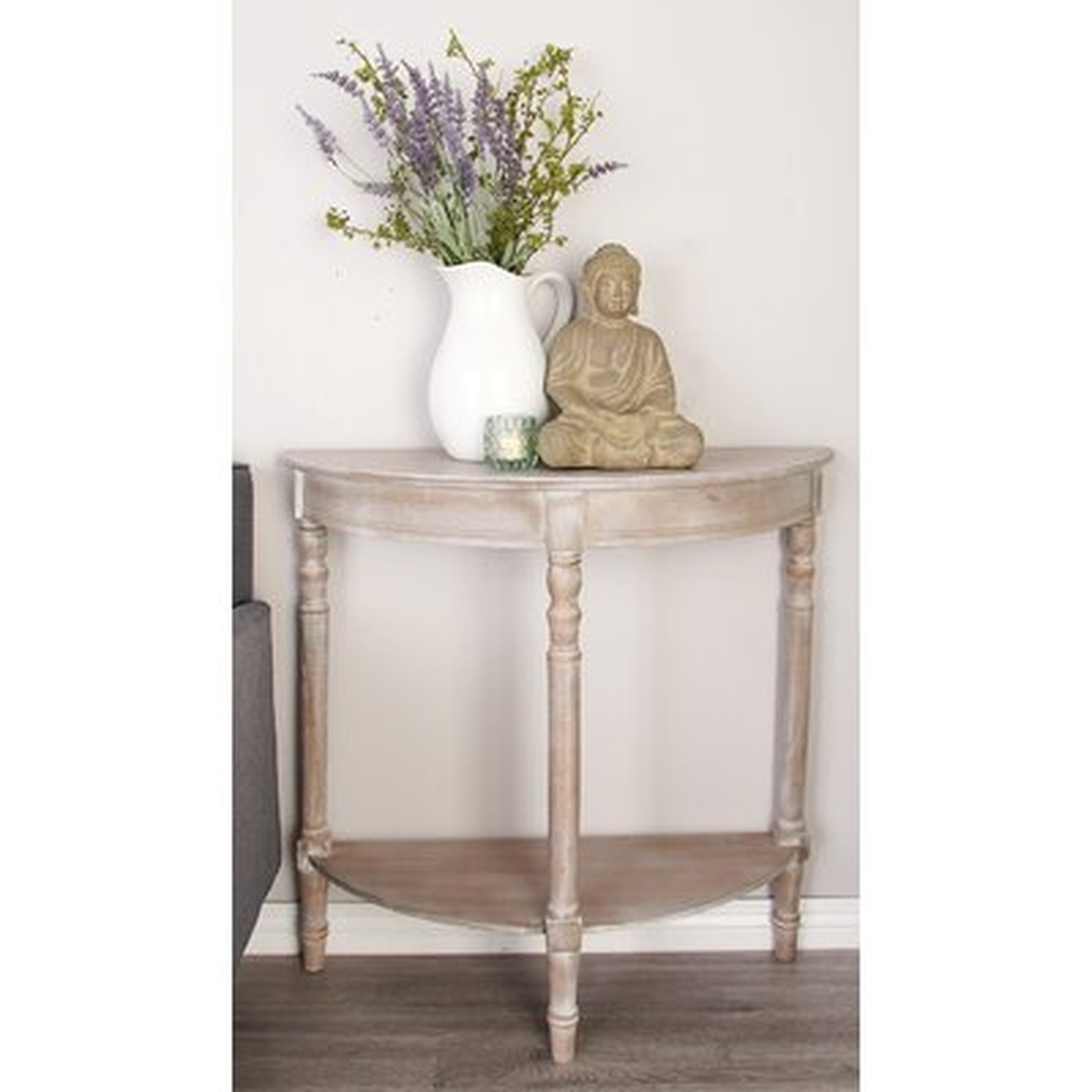 Aphrodite Wood Half Round Console Table - Birch Lane