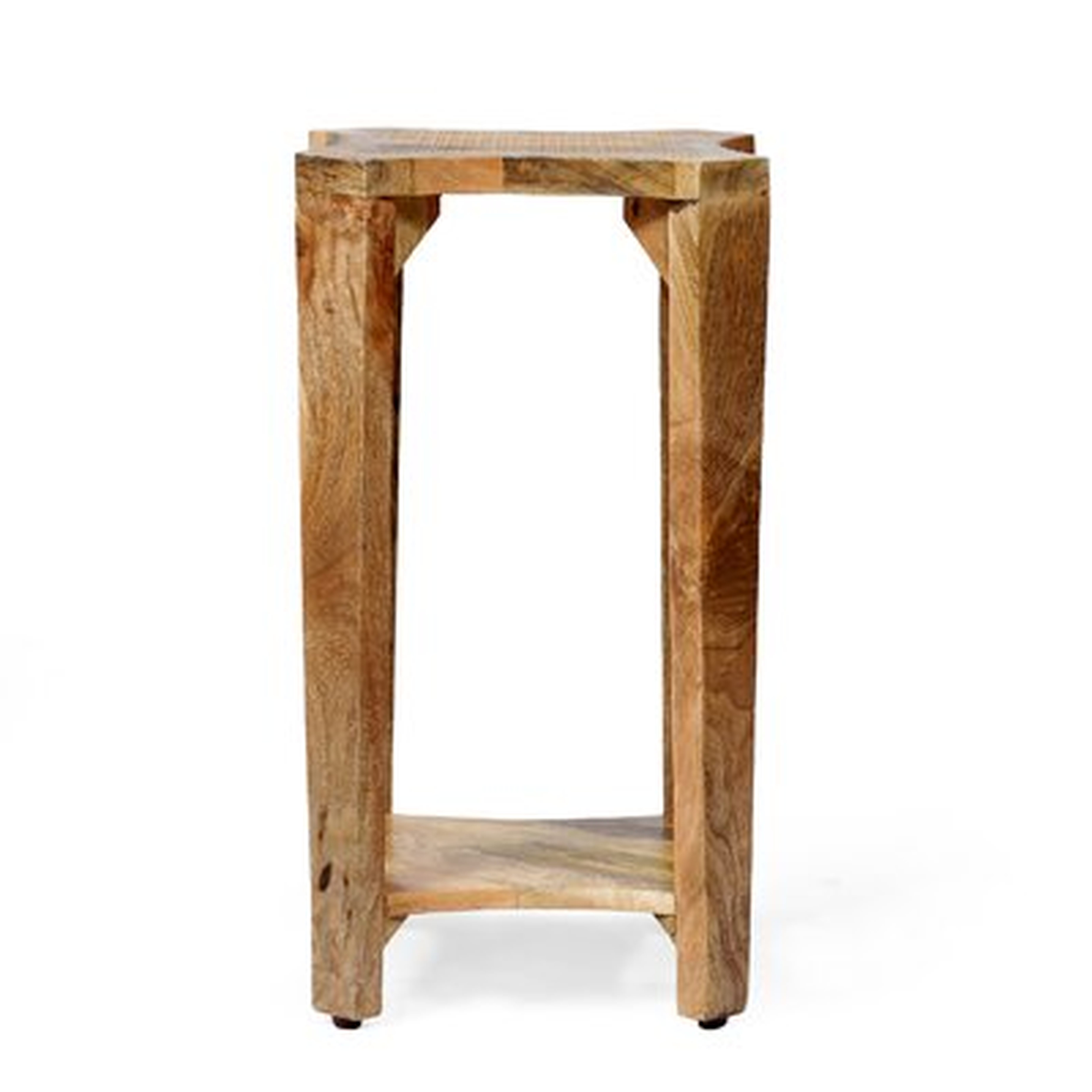 Solid Wood End Table with Storage - Wayfair
