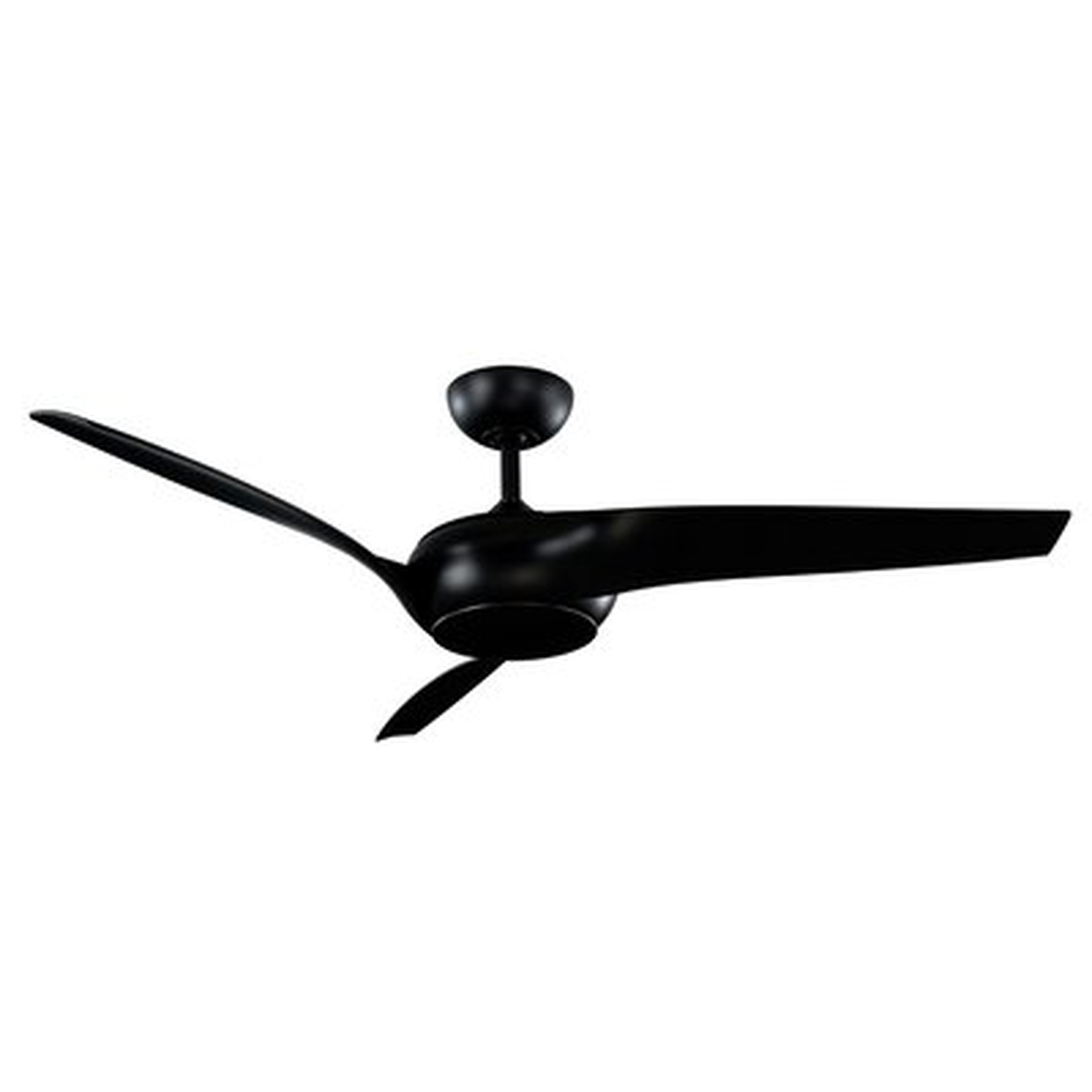 56" Nirvana 3 - Blade Outdoor LED Smart Standard Ceiling Fan with Wall Control and Light Kit Included, 3000k - AllModern