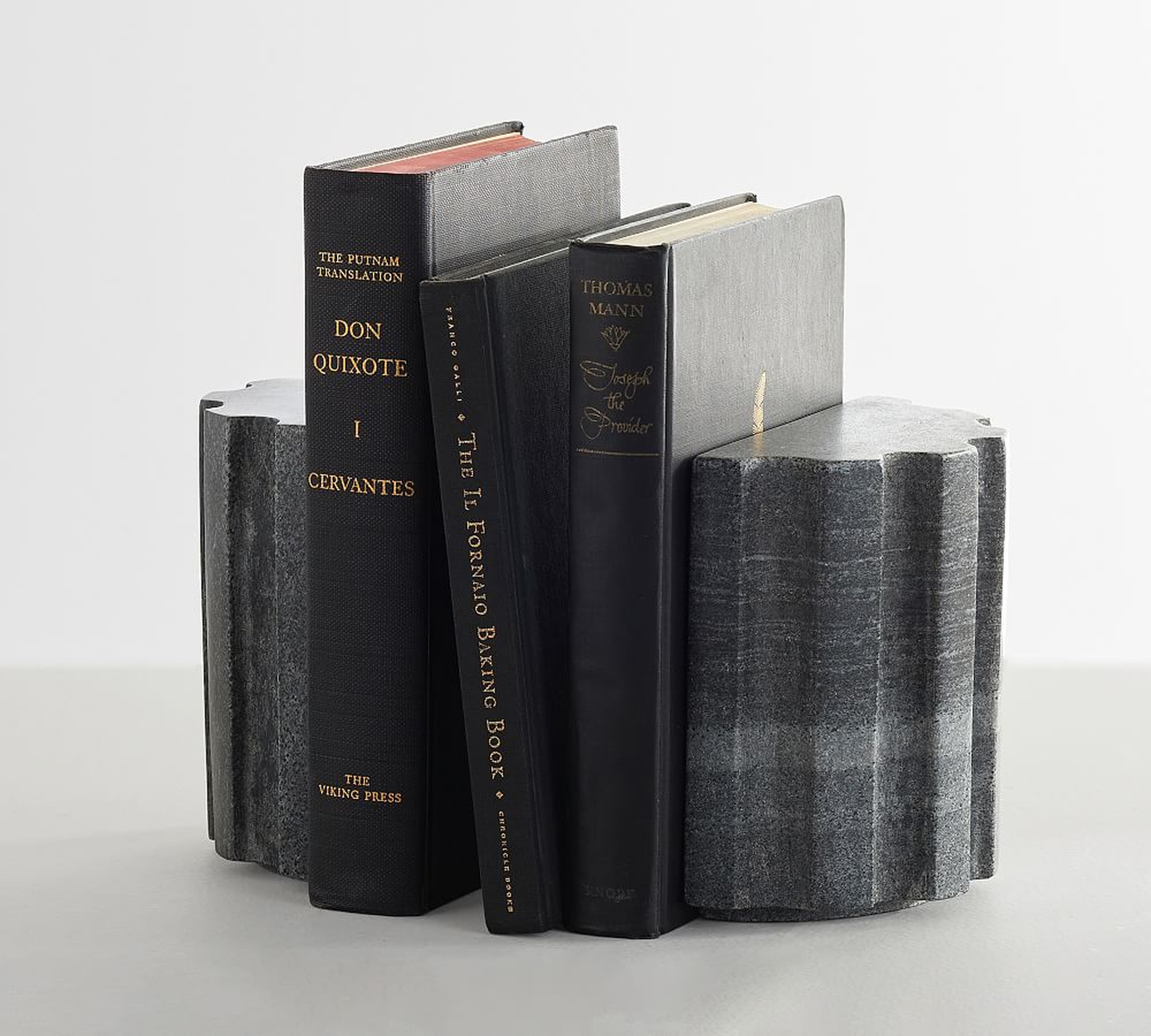 Marble Book Ends, Black, Set of 2 - Pottery Barn