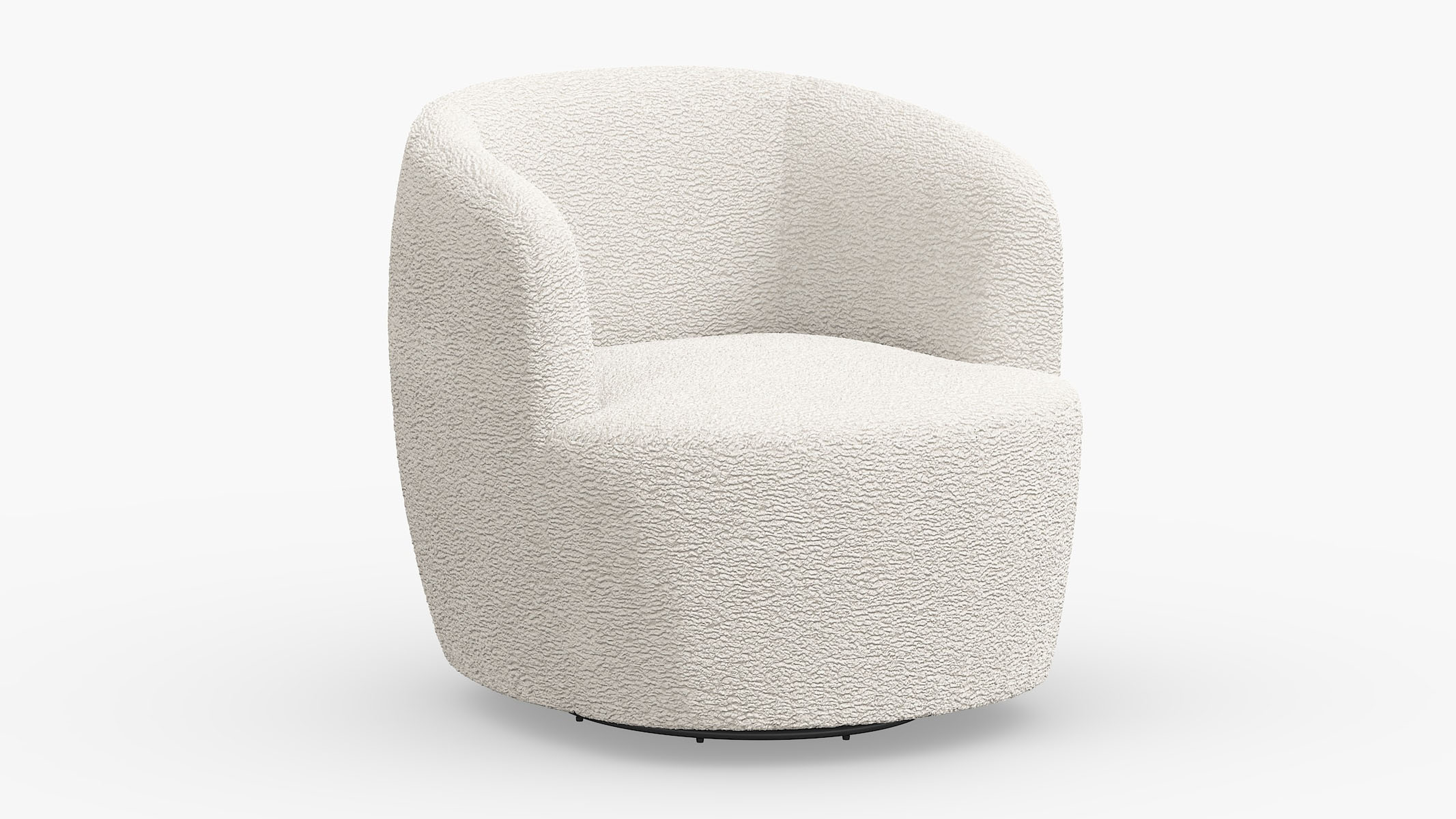 Tub Swivel Chair, Sheepskin - The Inside