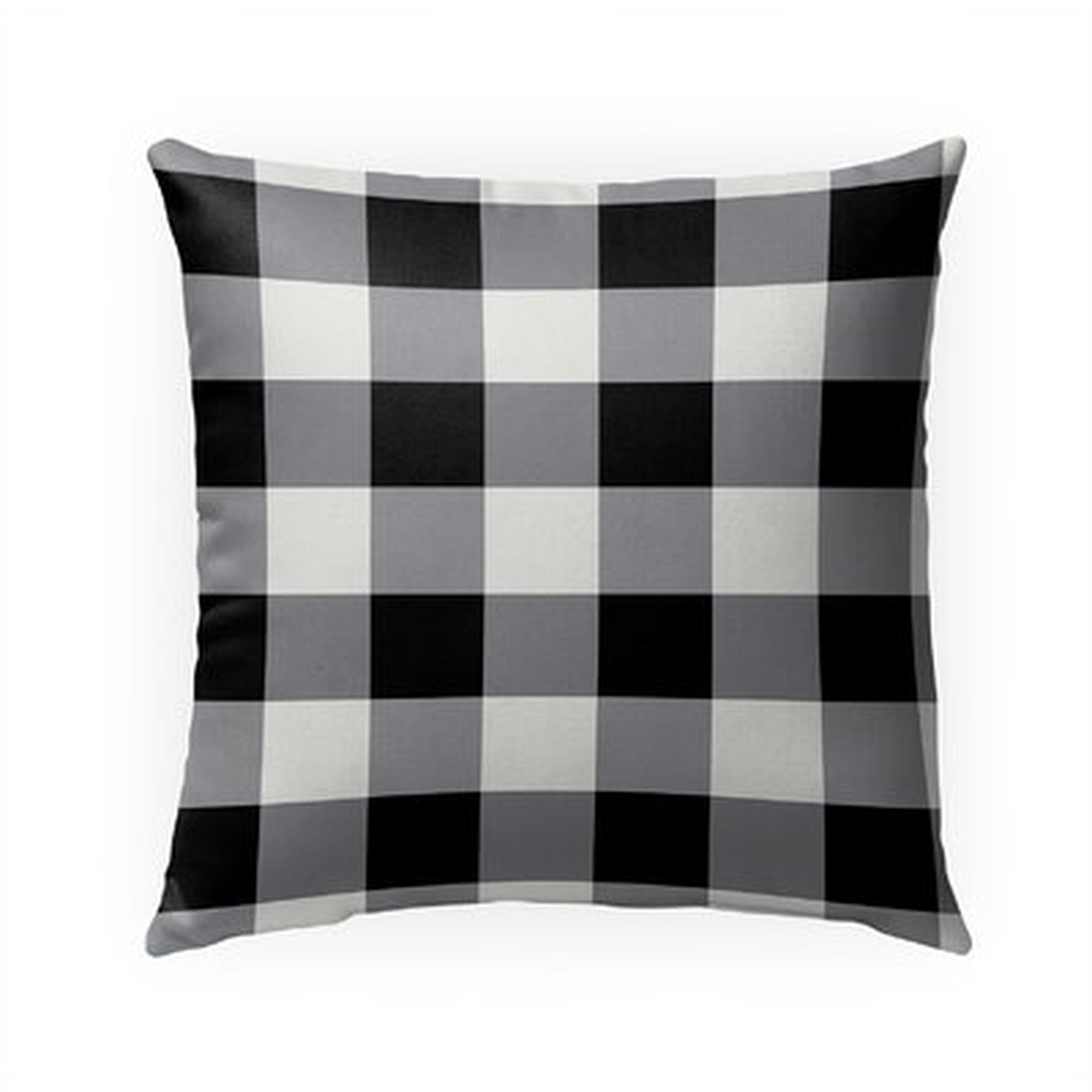 Jagoda Cotton Indoor / Outdoor Checkered Pillow - Wayfair