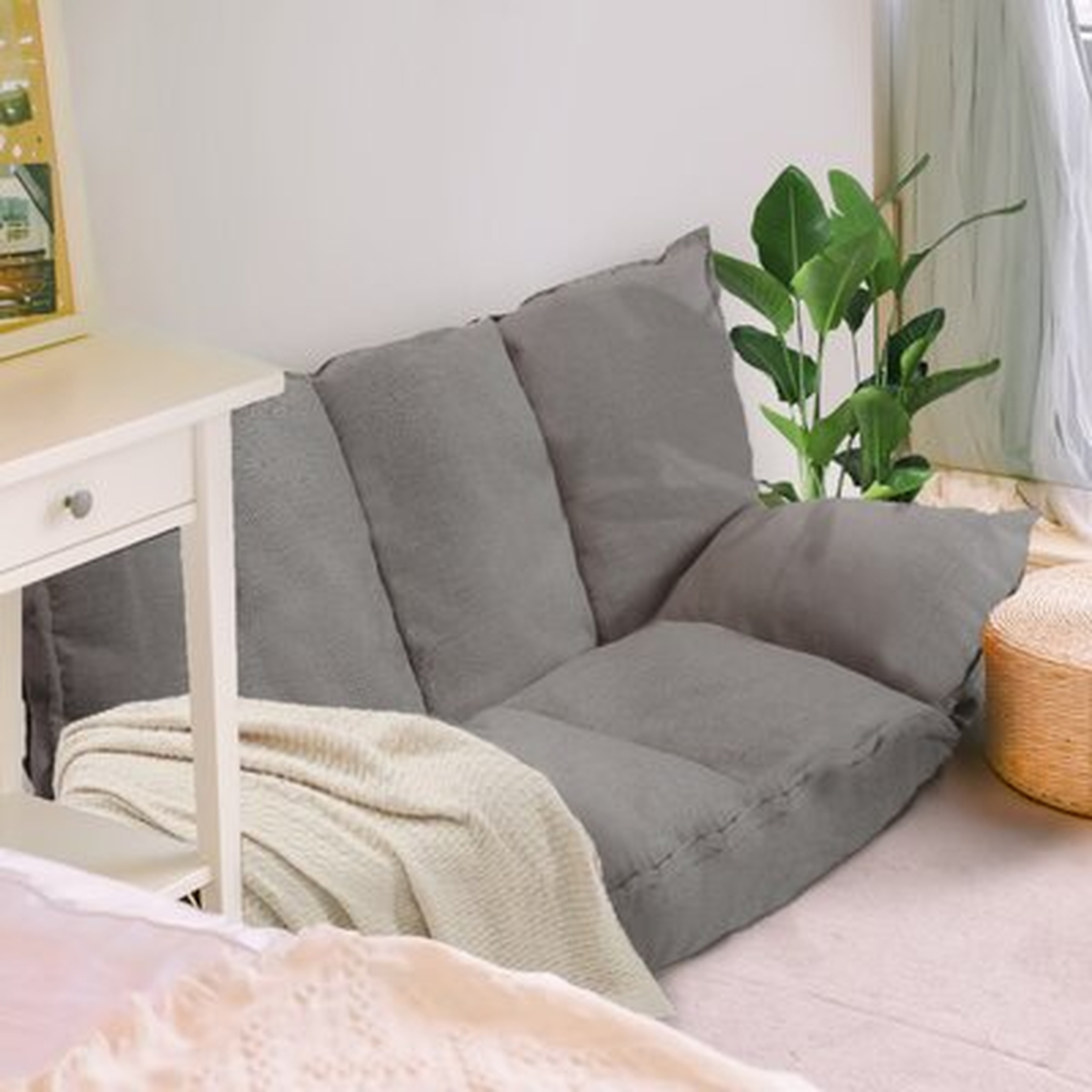 Adjustable Lazy Sofa Futon Bed Floor Couch - Wayfair