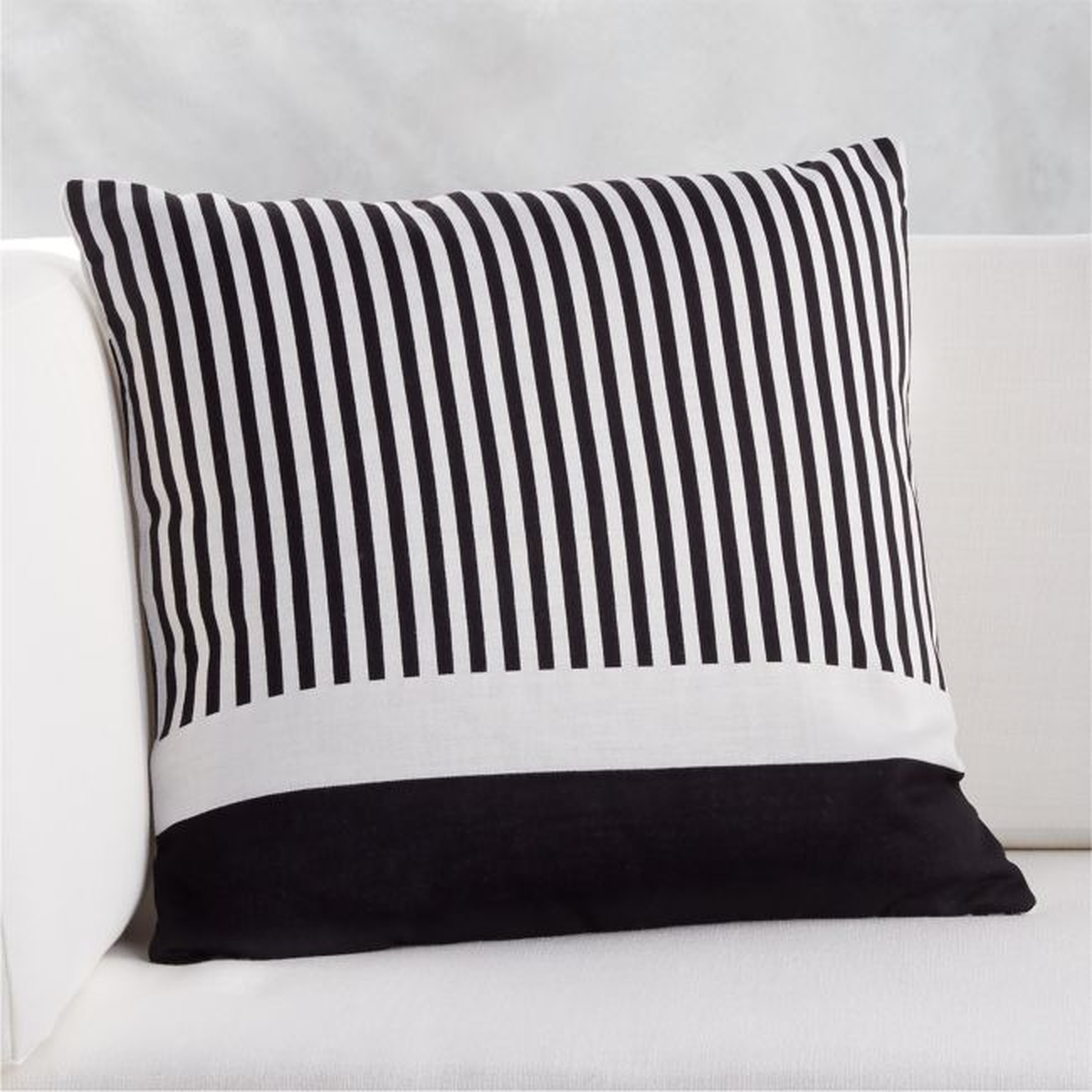 20" Rowan Stripe Pillow - CB2