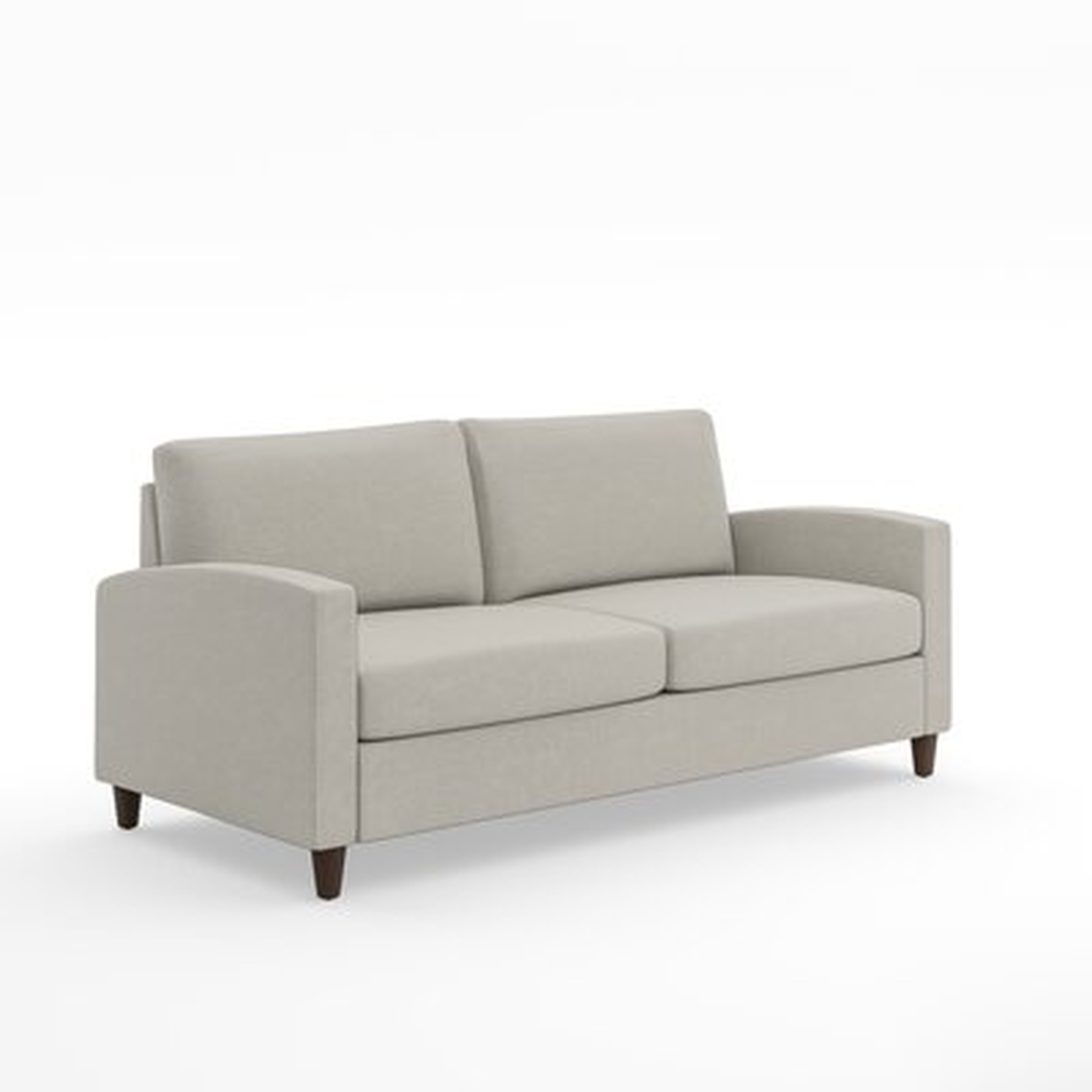 Blake 68 In. Gray Modern Polyester 2 Seat Sofa - Wayfair