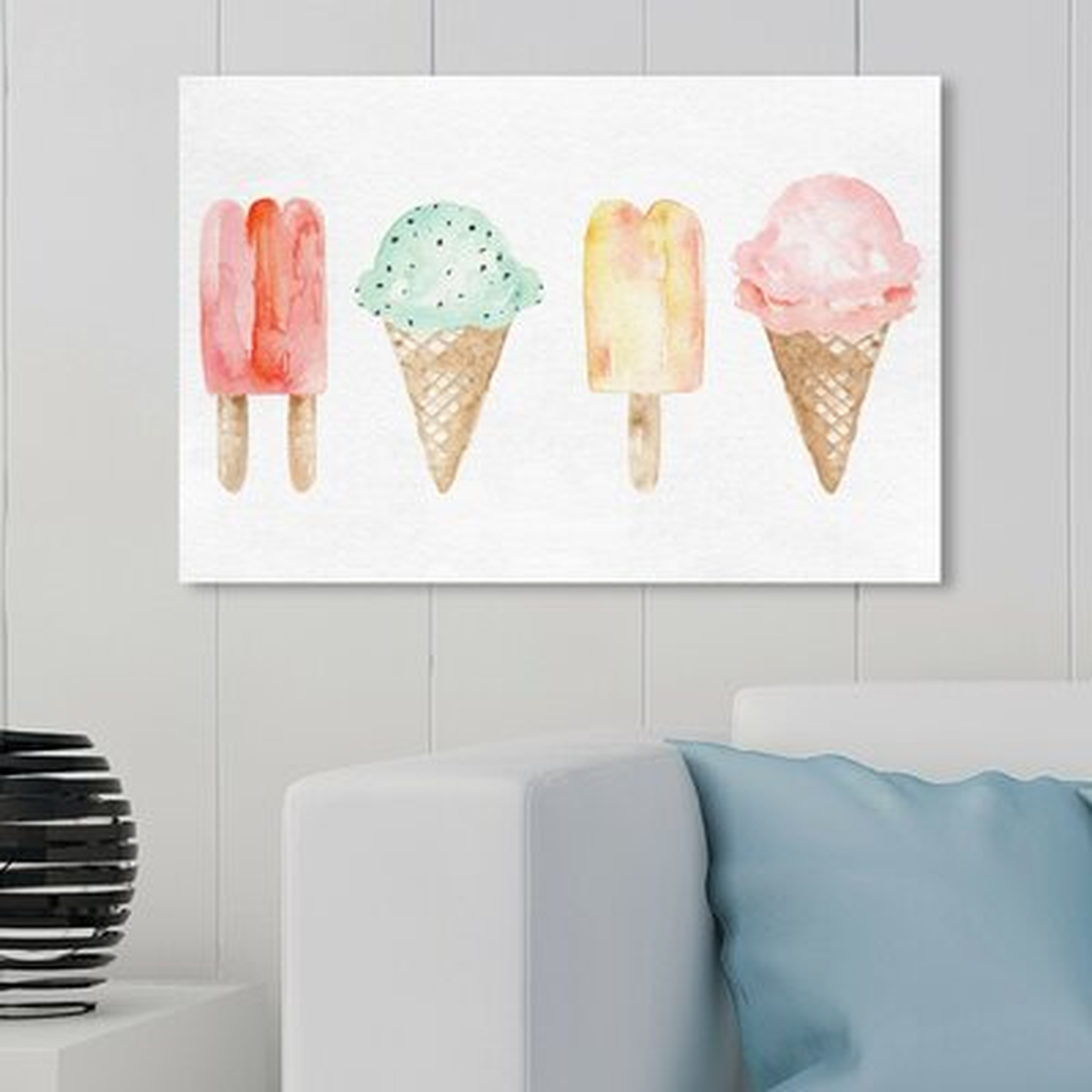 Amenta Ice Cream You Scream Canvas Art - Wayfair