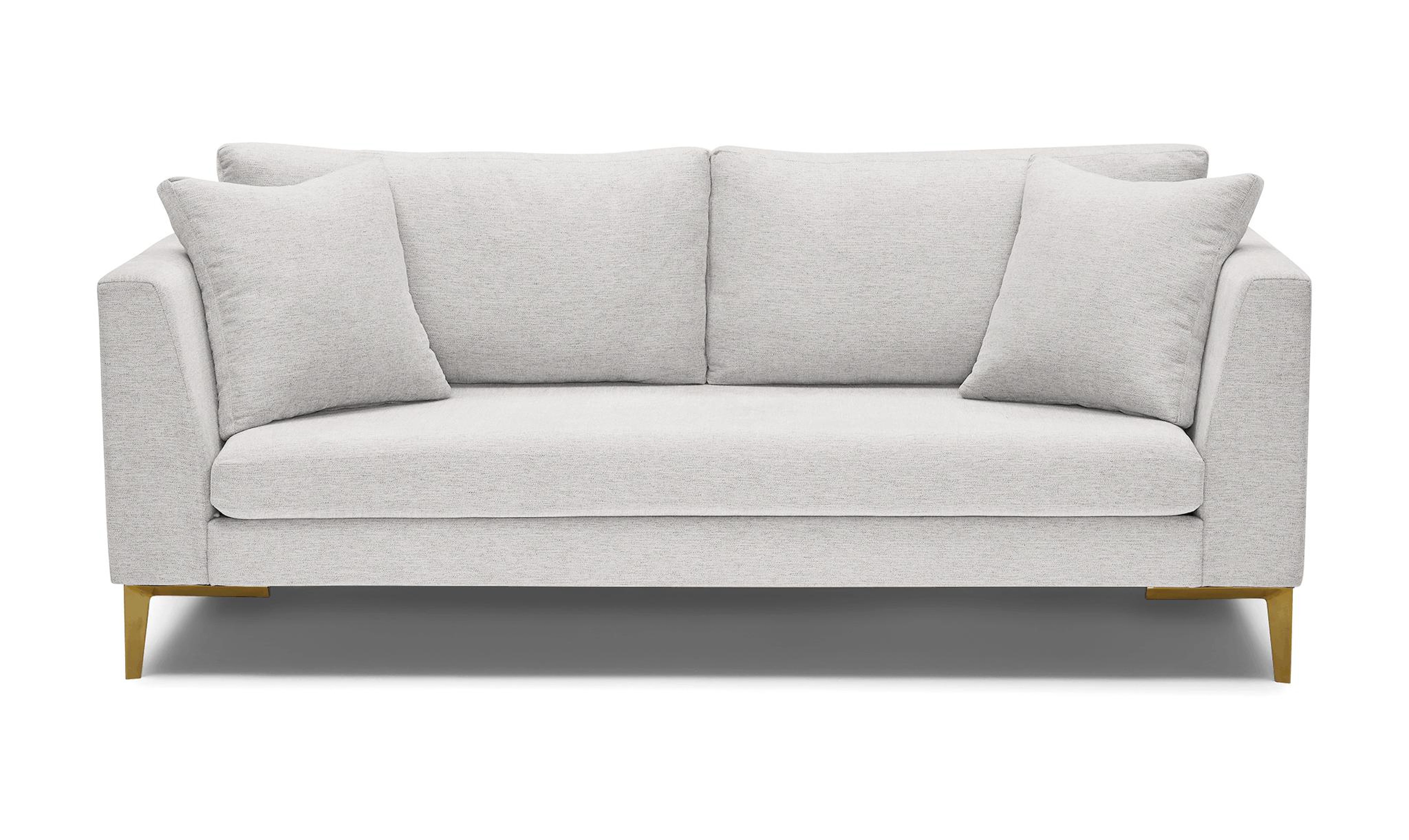 Gray Ainsley Mid Century Modern Sofa - Sunbrella Premier Fog - Joybird
