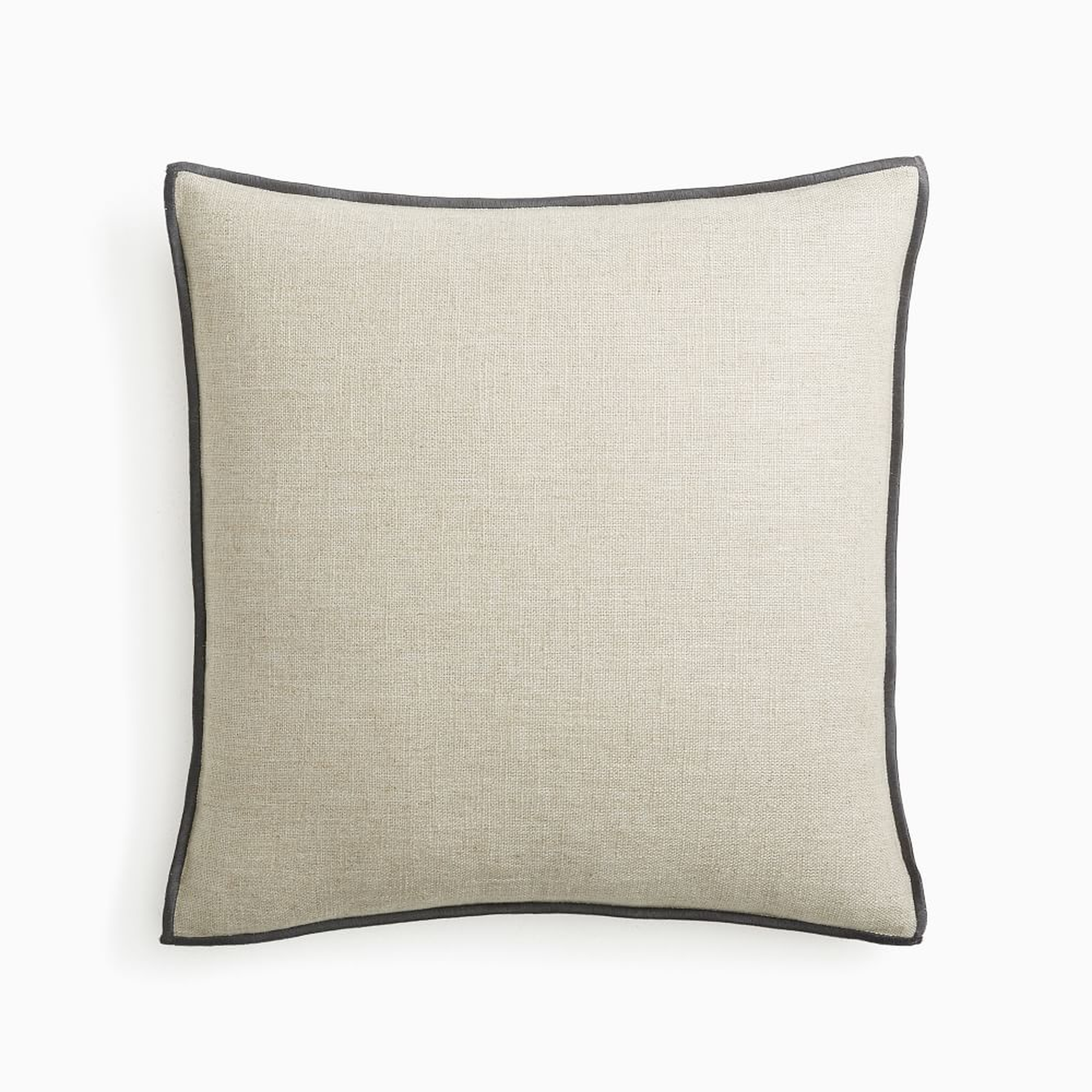 Classic Linen Pillow Cover, 20"x20", Natural - West Elm