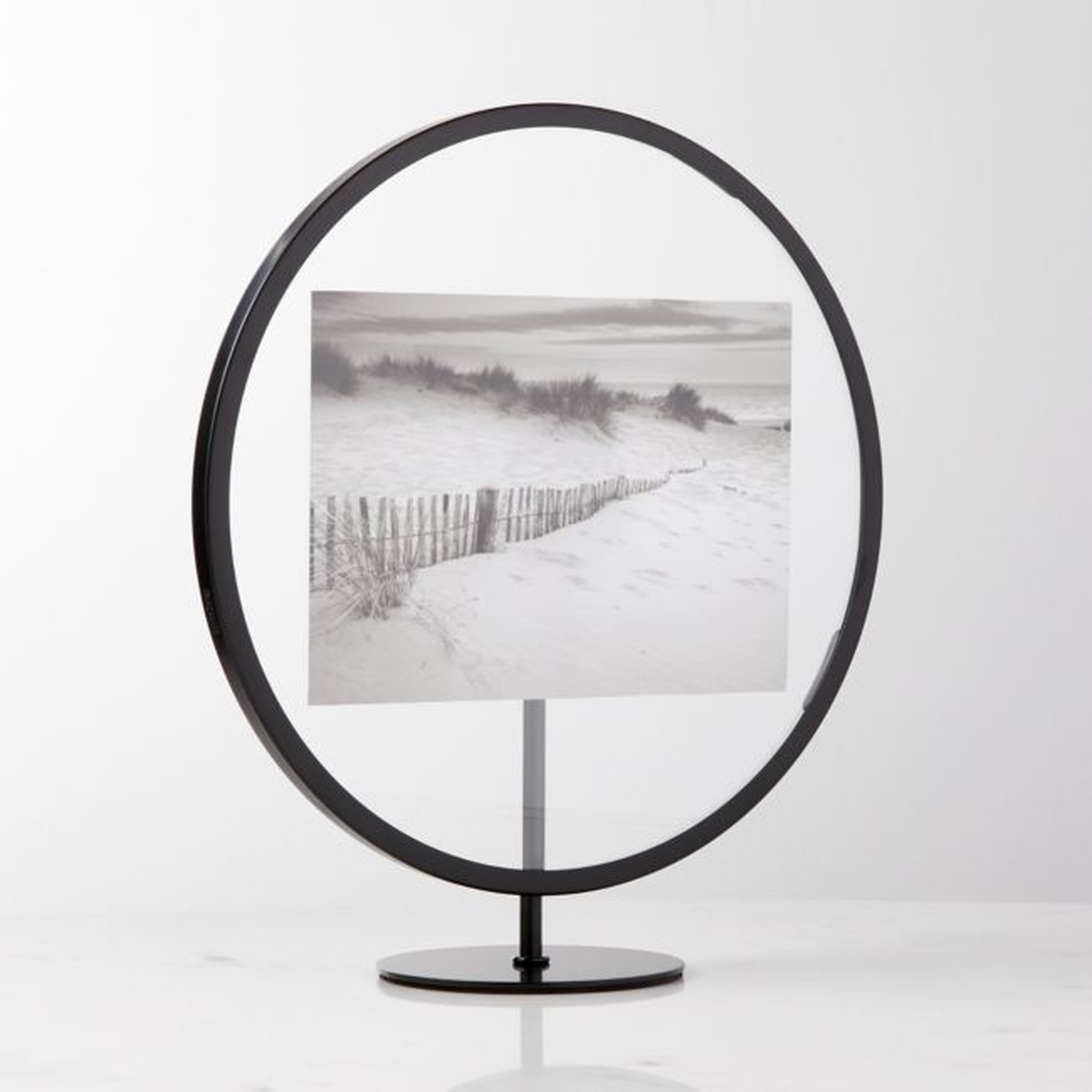 Infinity 5x7 Round Picture Frame - Crate and Barrel