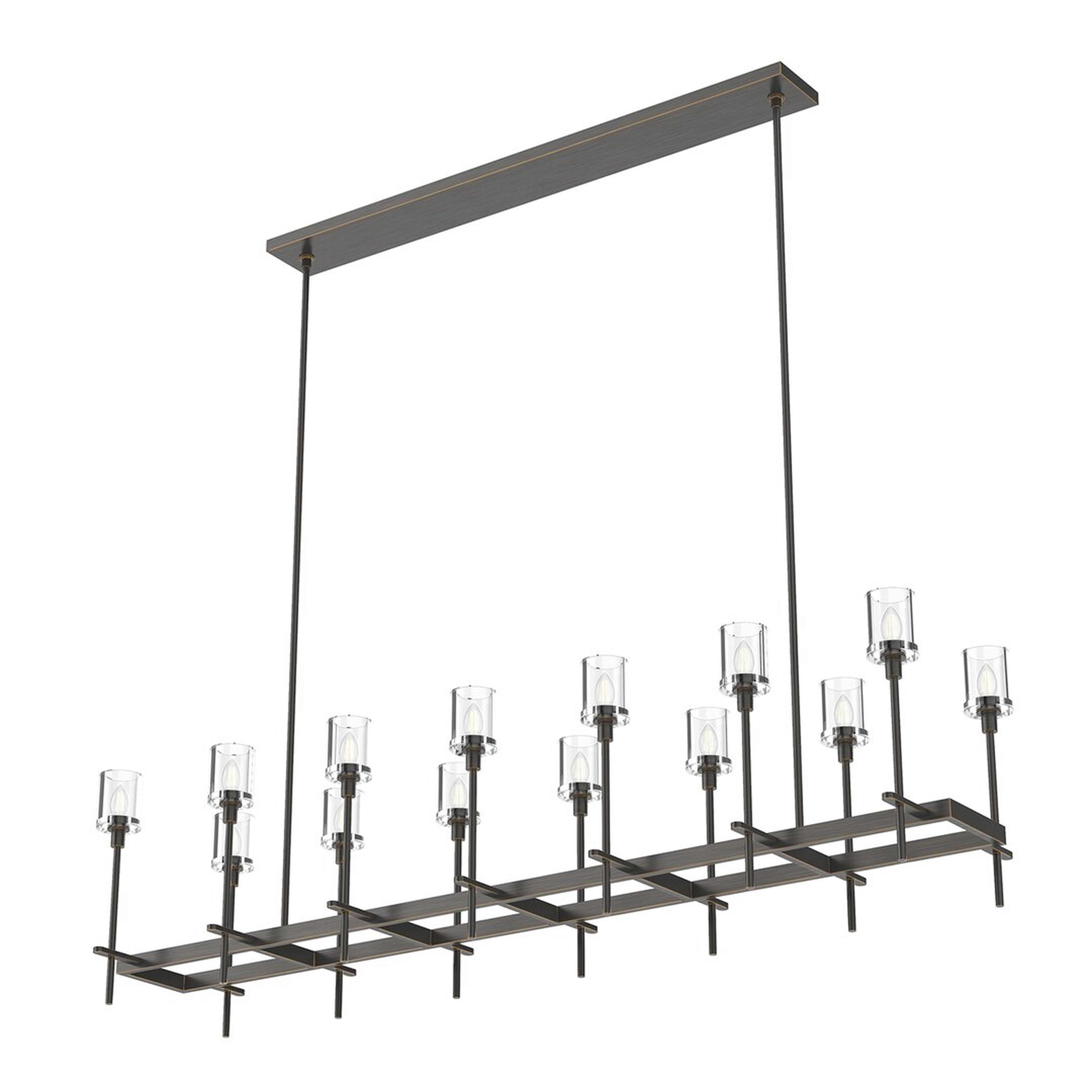 "Alora Lighting Salita 14 - Light Kitchen Island Linear Pendant" - Perigold