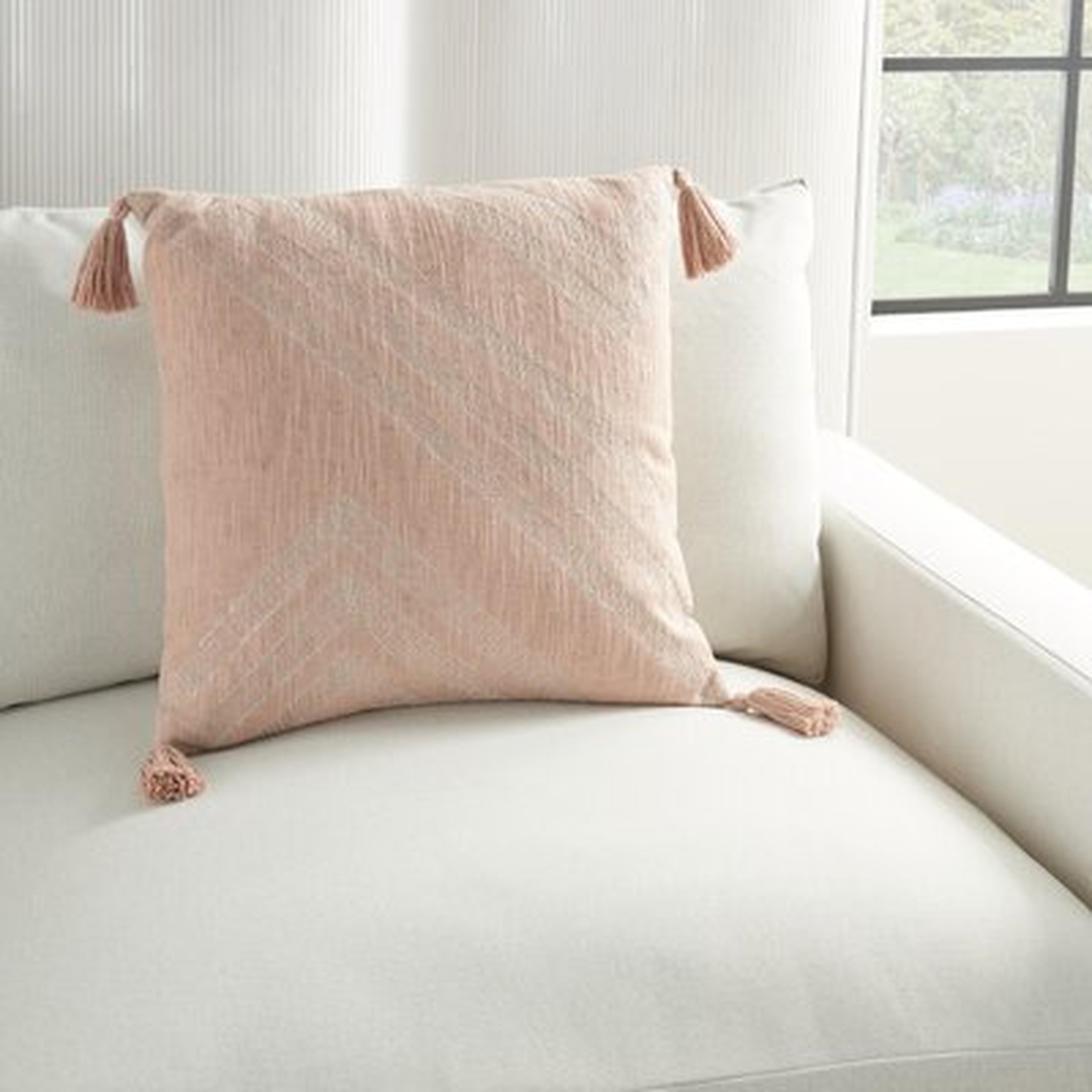 Kathy Ireland Square Cotton Pillow Cover & Insert - Wayfair
