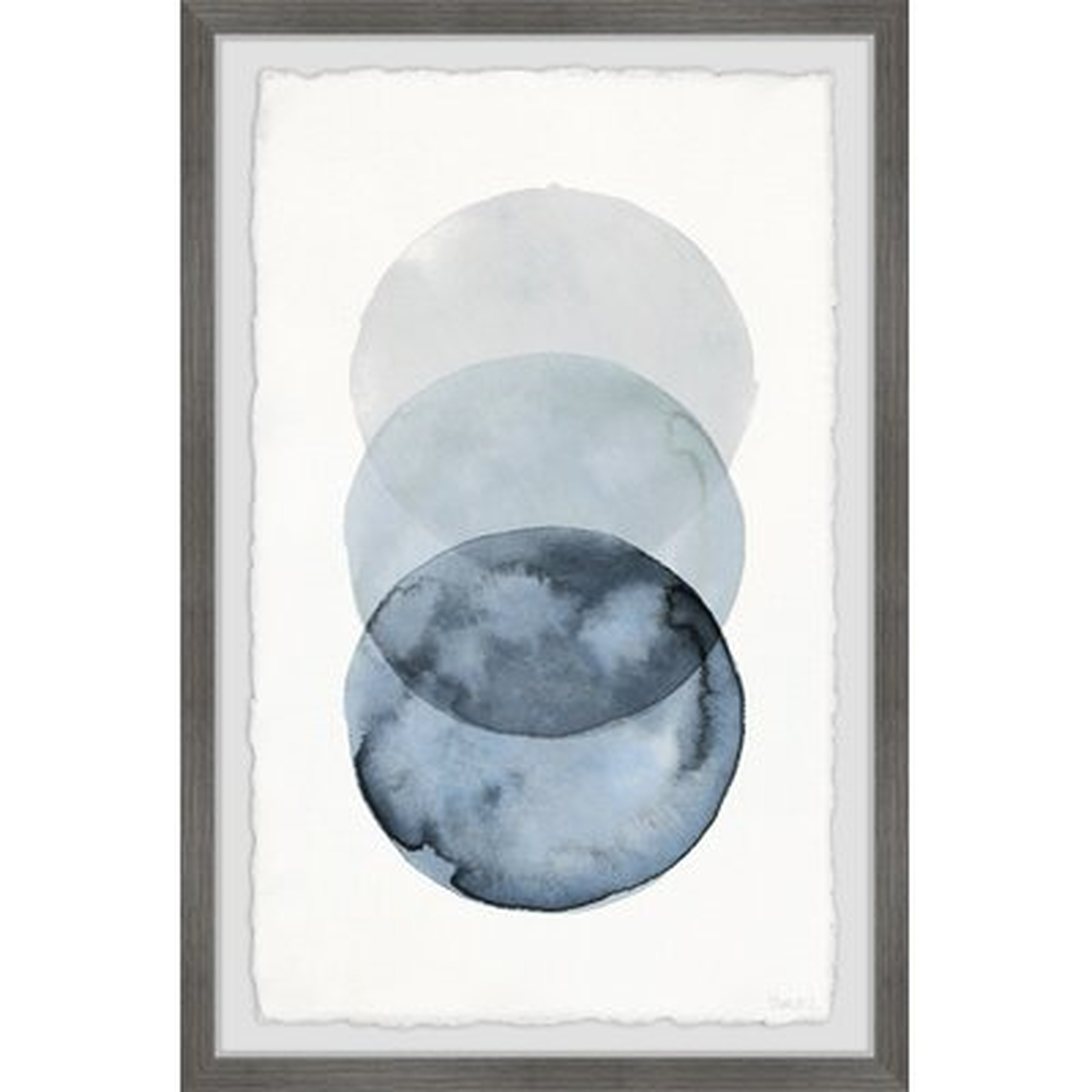 Circles Overlap by Parvez Taj - Picture Frame Print - Wayfair