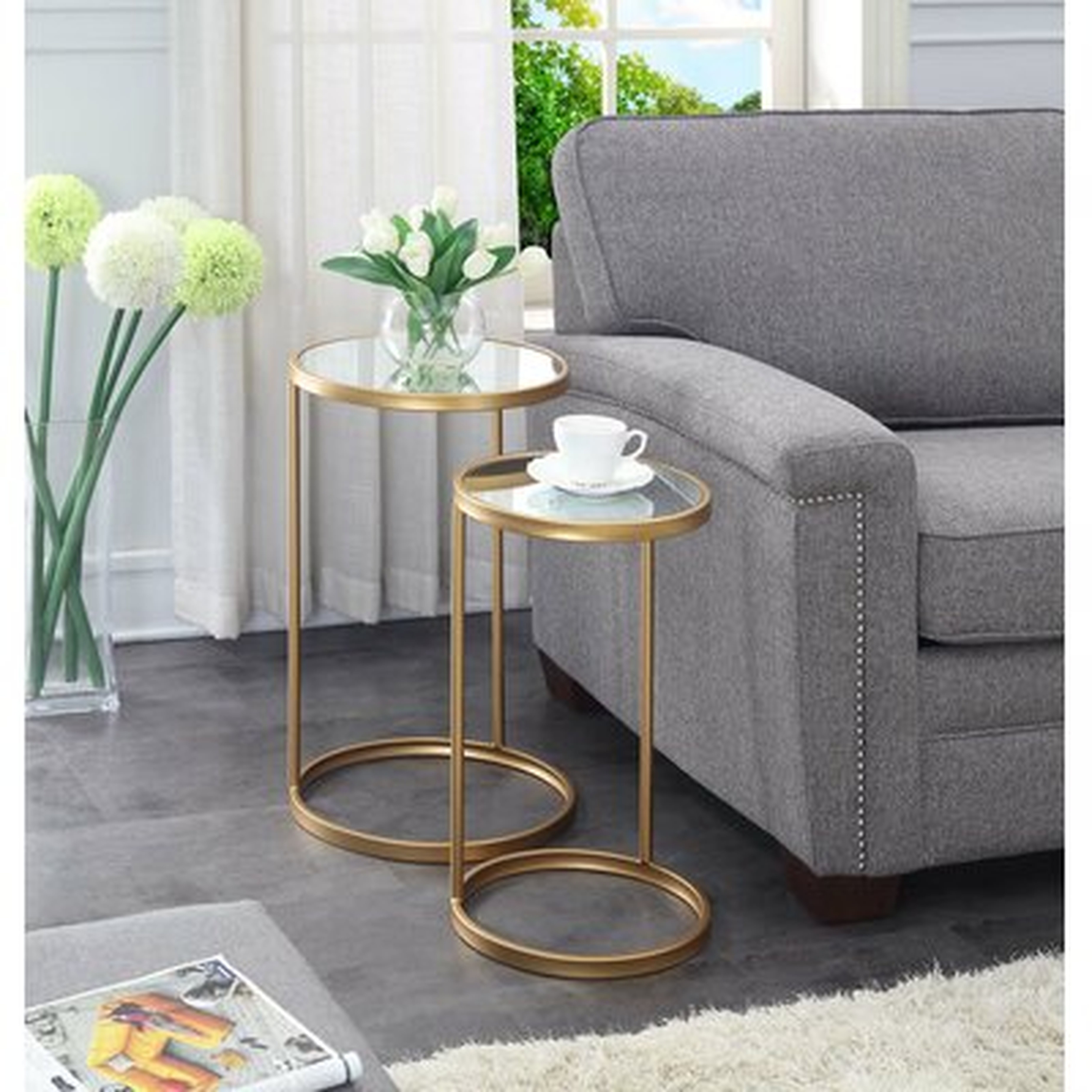 Roark 2 Piece Nesting Table - Wayfair