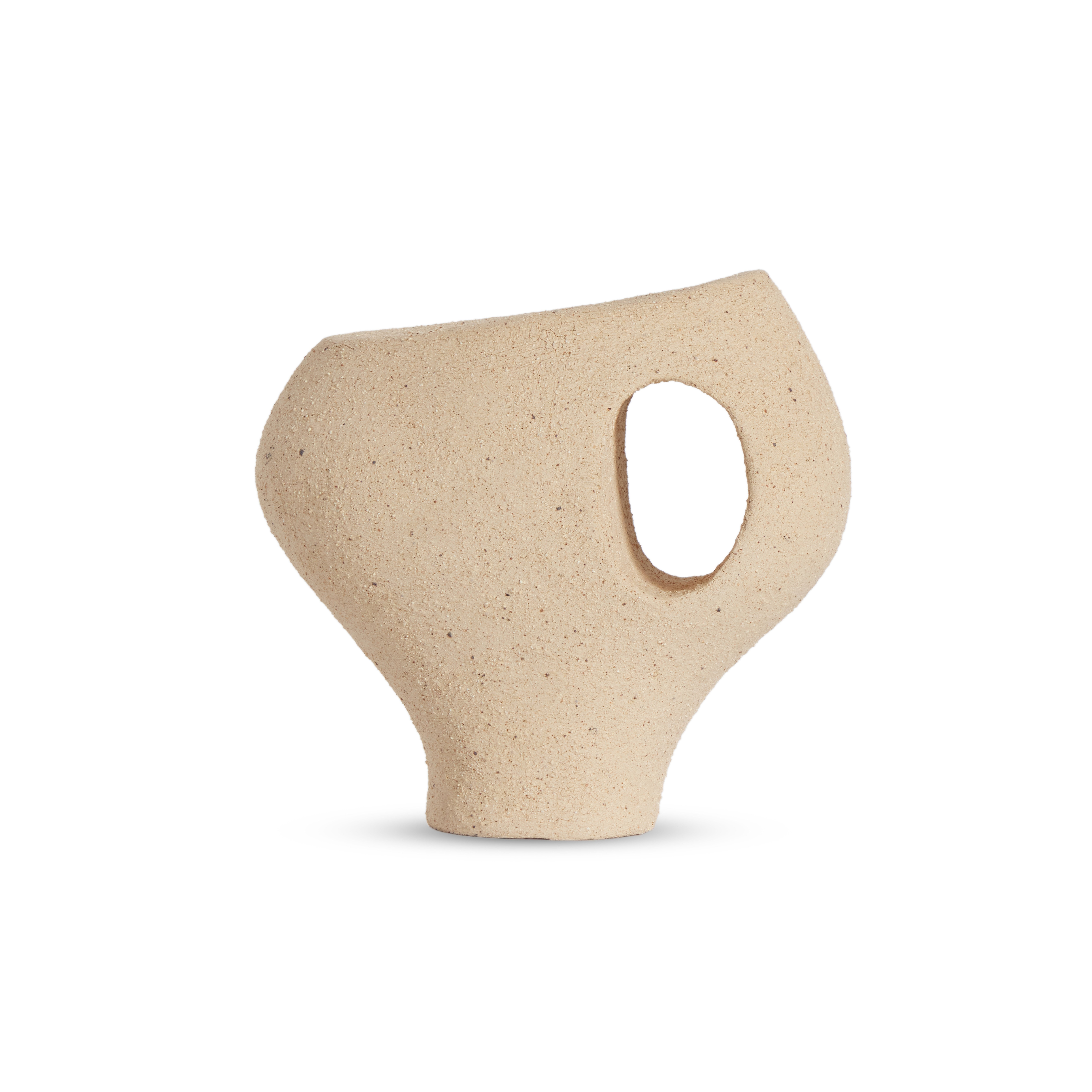 Organic Short Sculpture-Taupe Grog - Four Hands