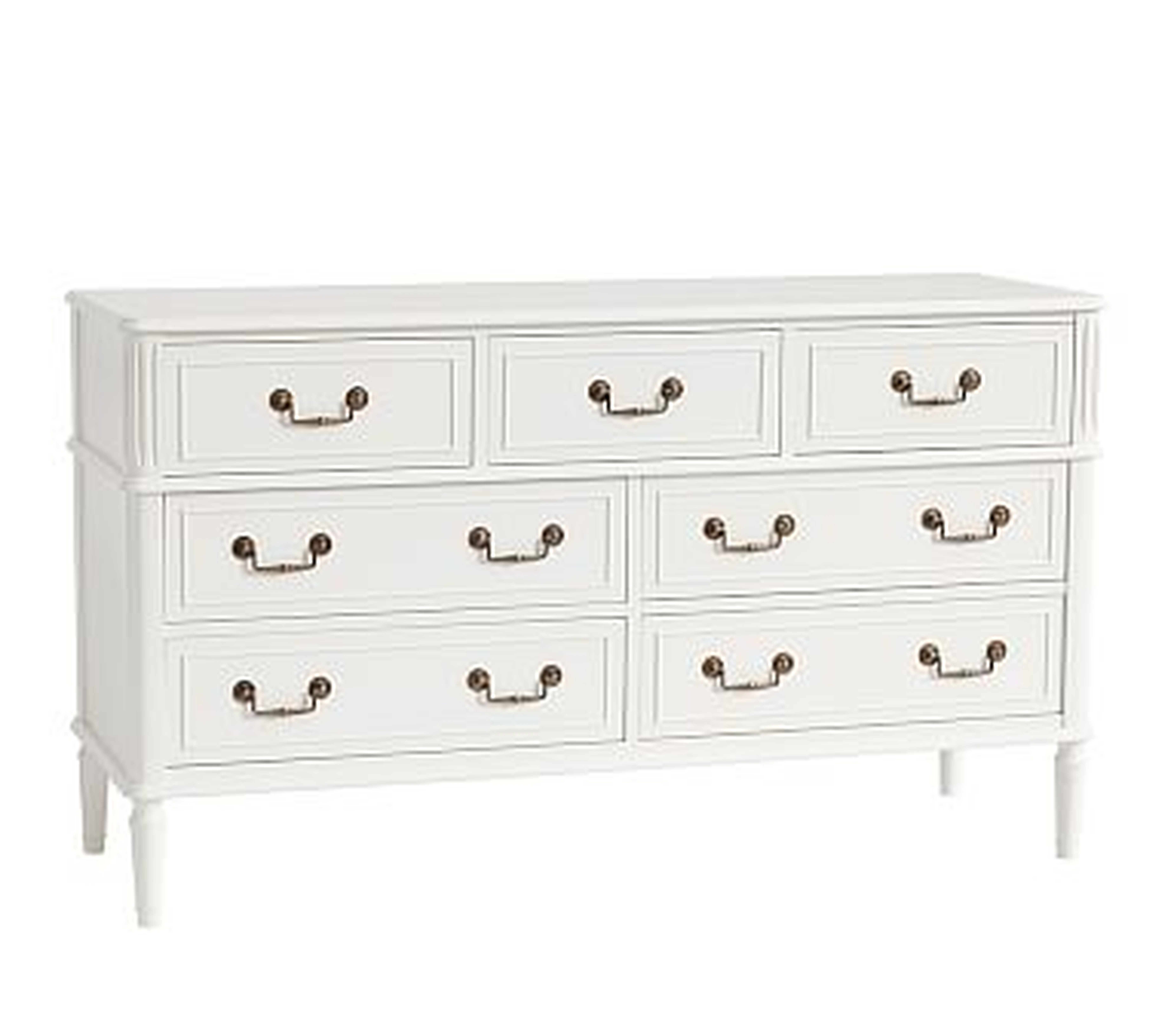 Rosalie Extra-Wide Dresser, French White, Flat Rate - Pottery Barn Kids