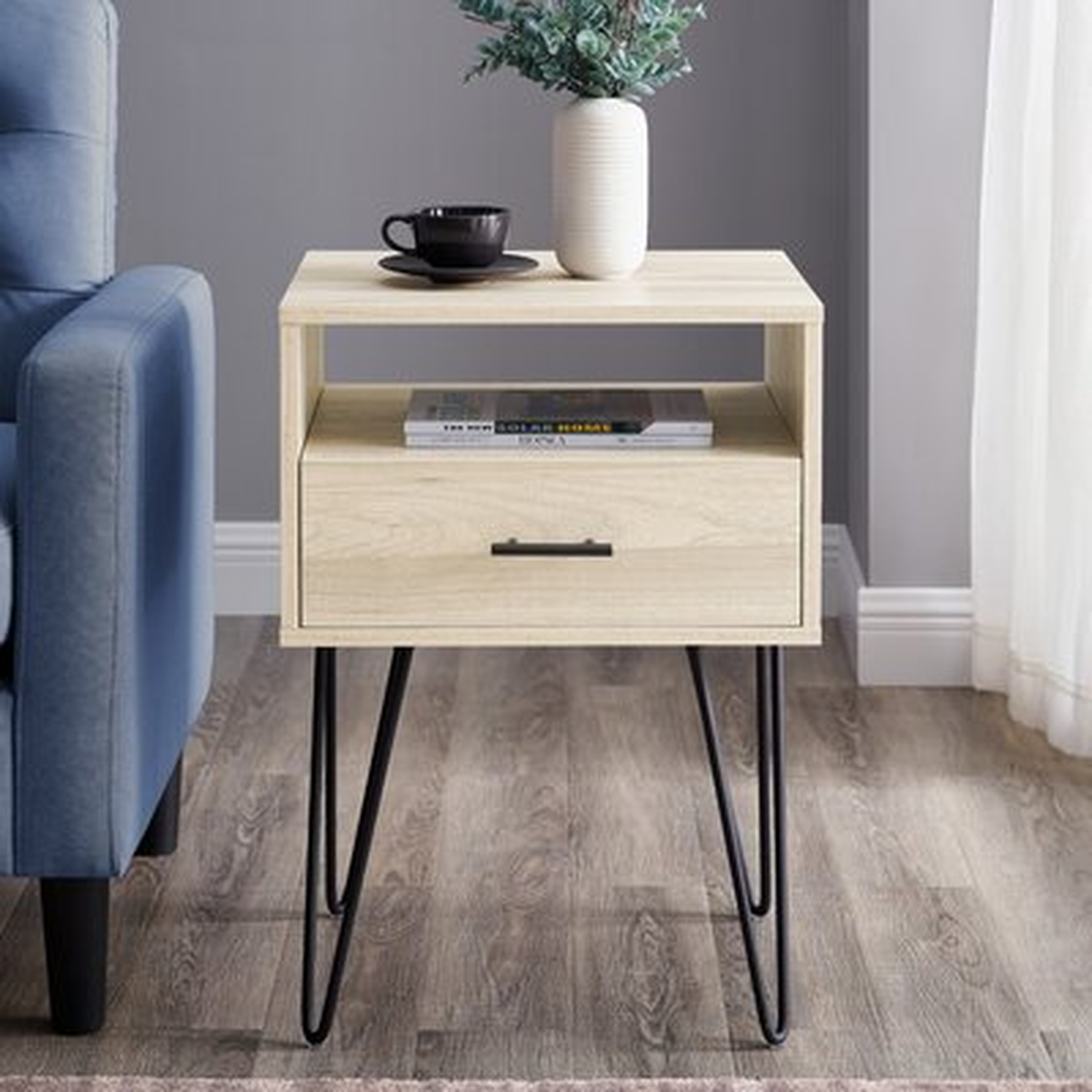 Kamille End Table with Storage - Wayfair